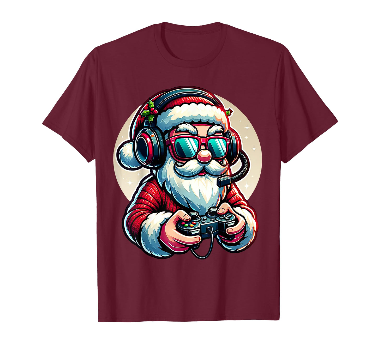 Christmas Gamer Boys Video Game Santa Xmas T-Shirt