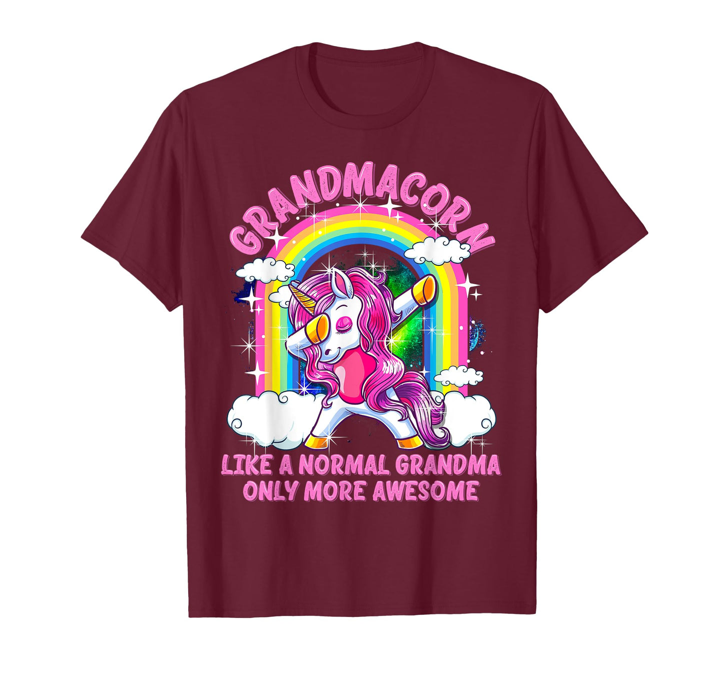 Grandmacorn Like A Normal Grandma Only More Awesome Unicorn T-Shirt