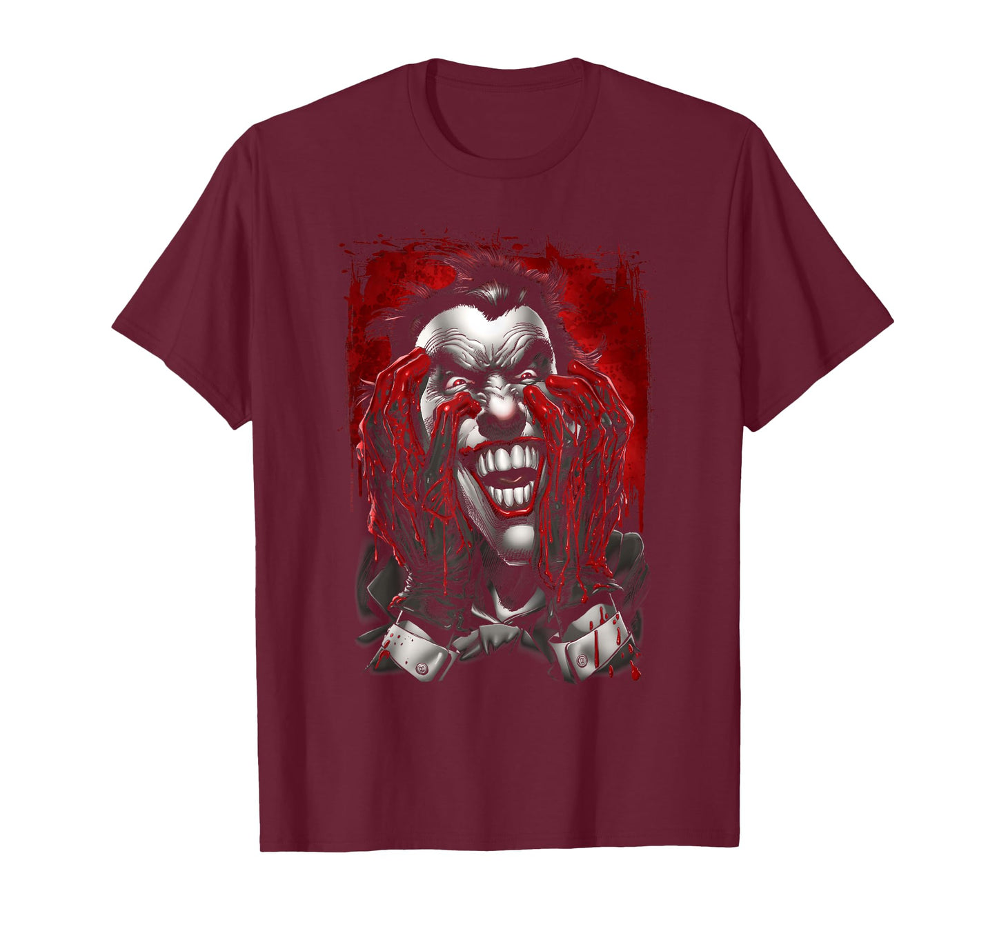 Batman Joker Blood in Hands T Shirt T-Shirt