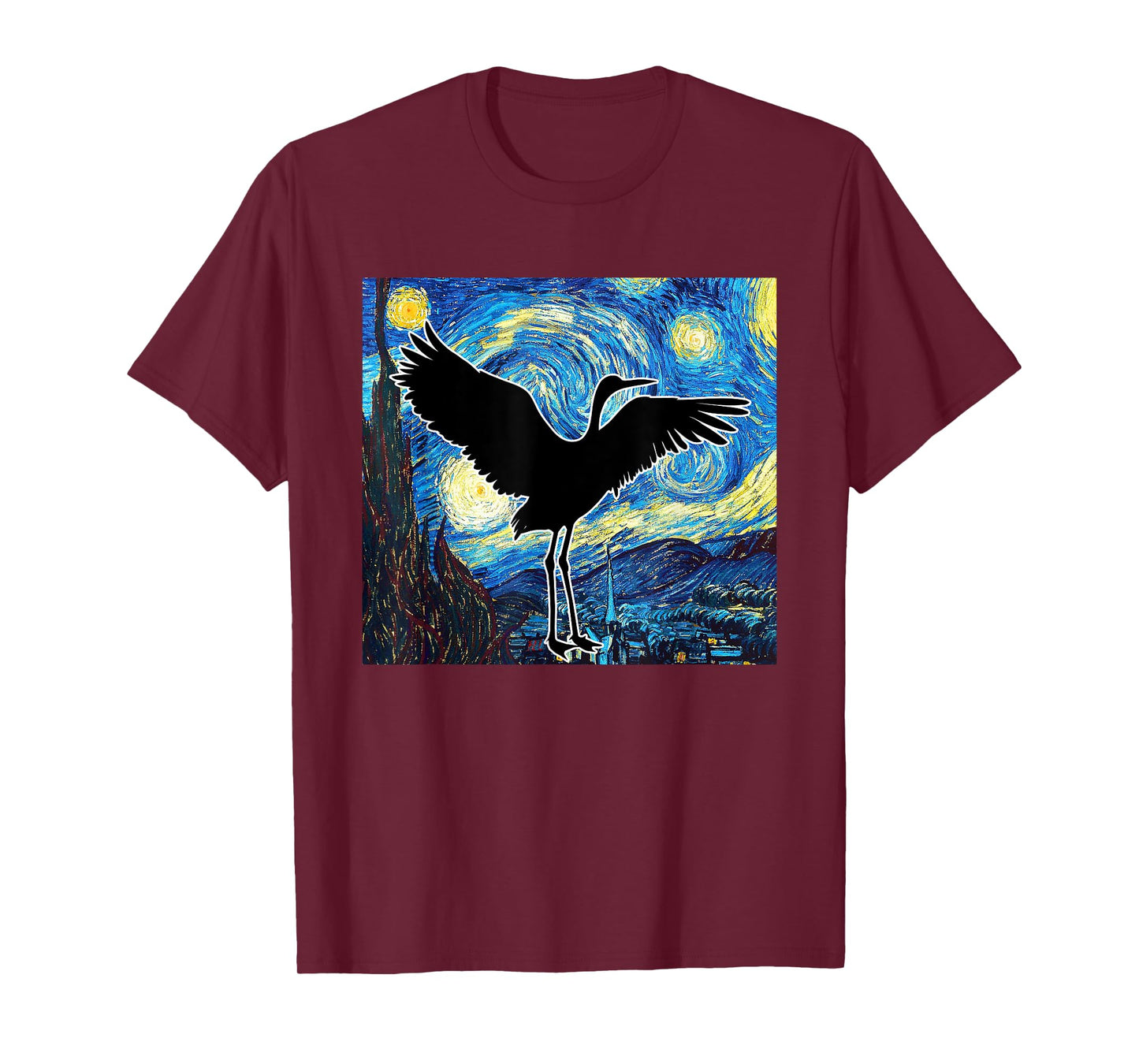 Sandhill Crane Design - Birders Heartbeat Bird Lover T-Shirt