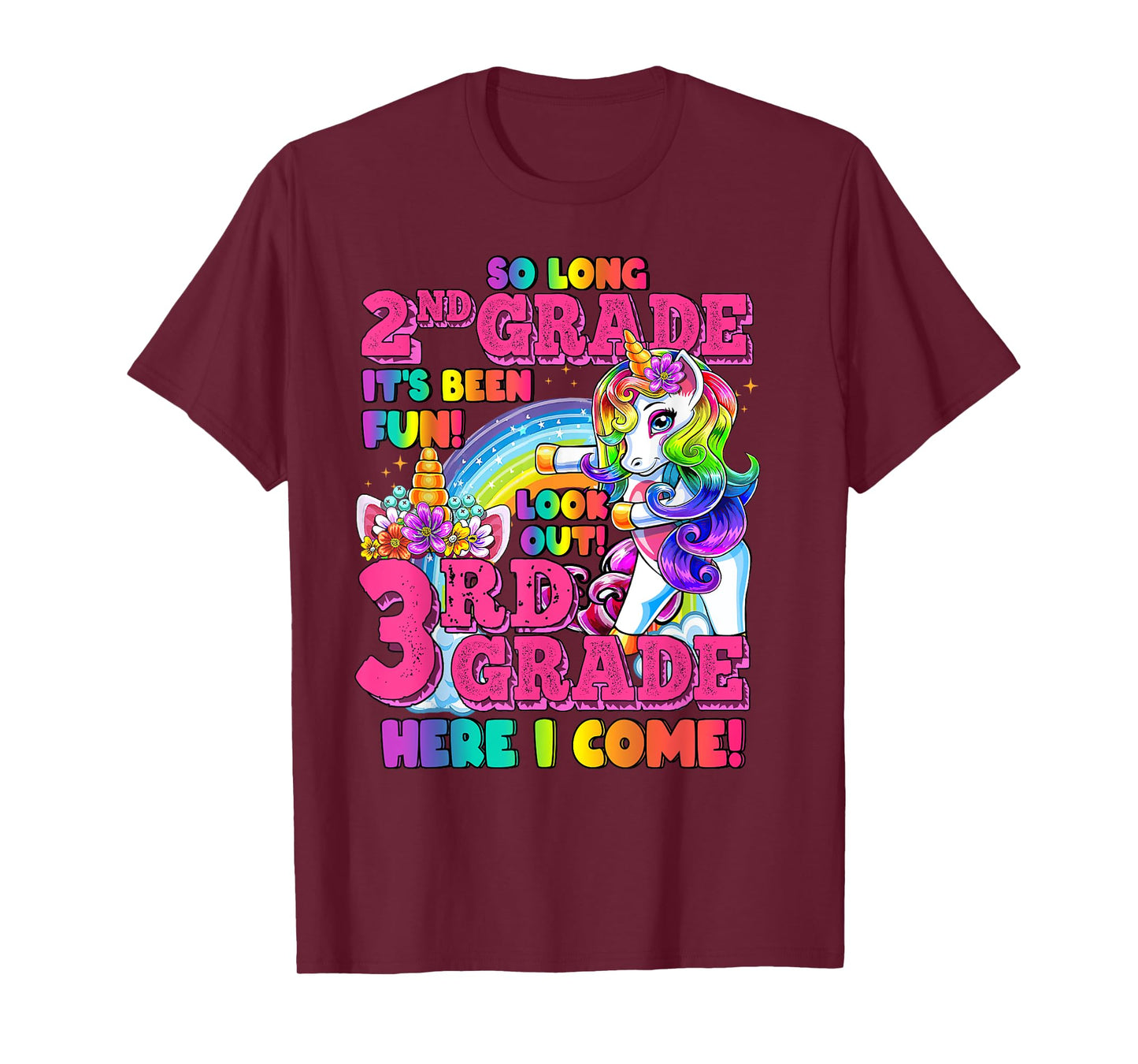 So long 2nd grade it's been fun 2nd grade Nailed It Unicorn T-Shirt