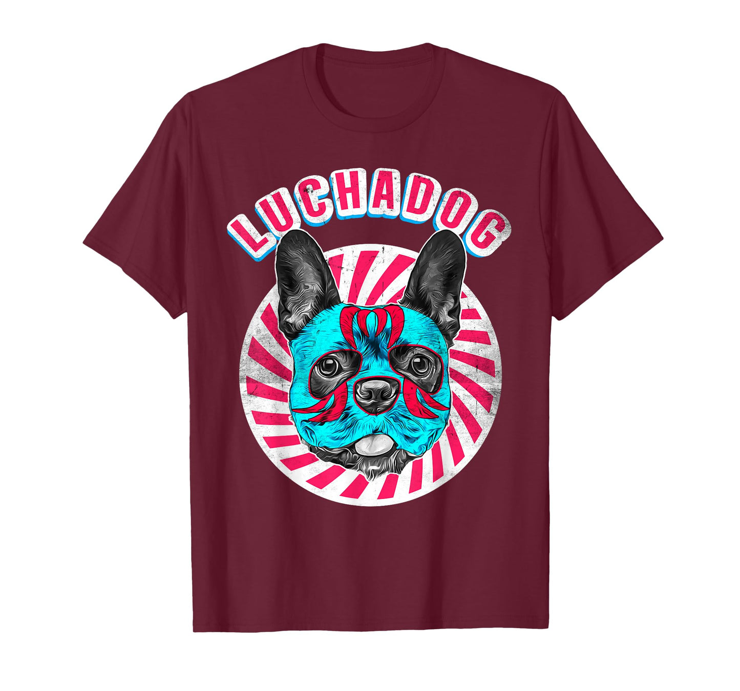Luchadog Mexican Wrestling - Lucha Luchador Dog Wears Mask T-Shirt