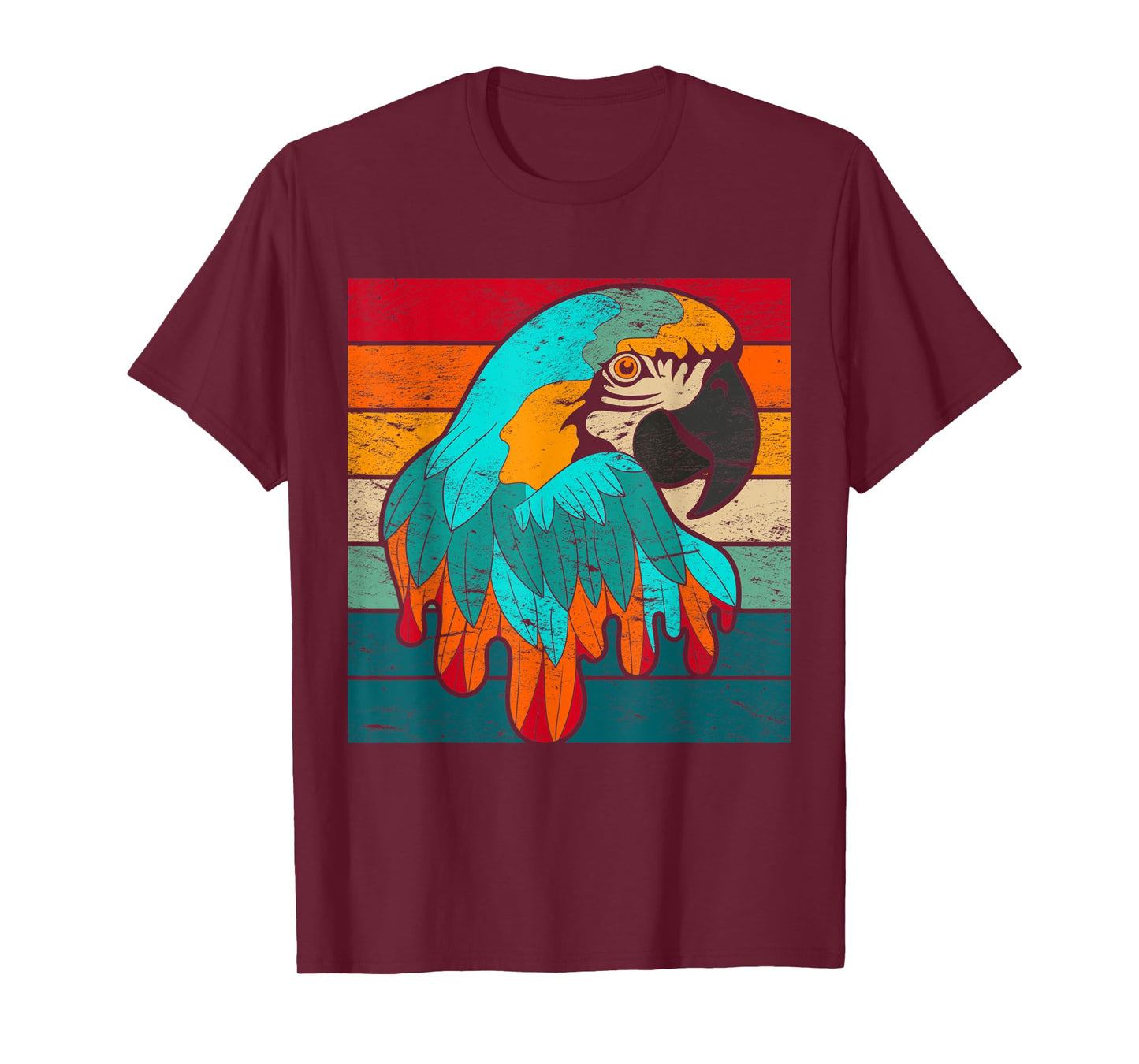 Retro Macaw Parrot T-Shirt