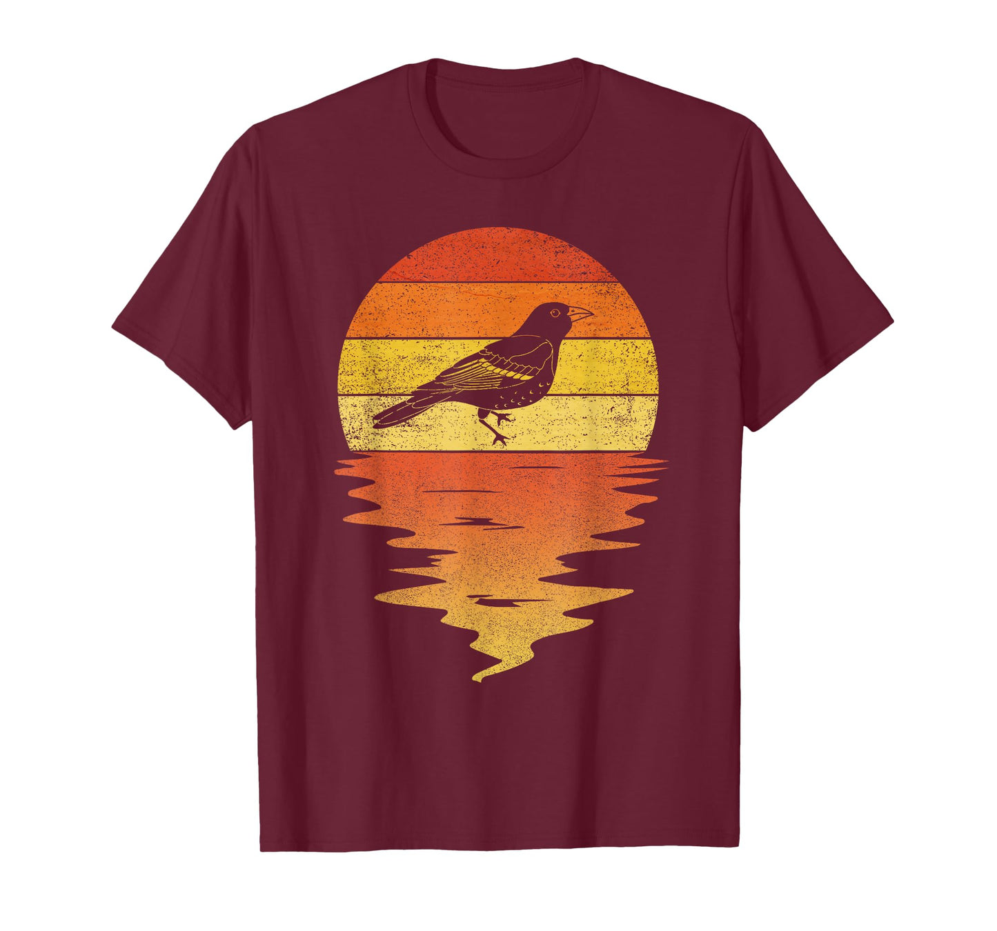 bird oriole shirt retro sunset vintage oriole birds T-Shirt