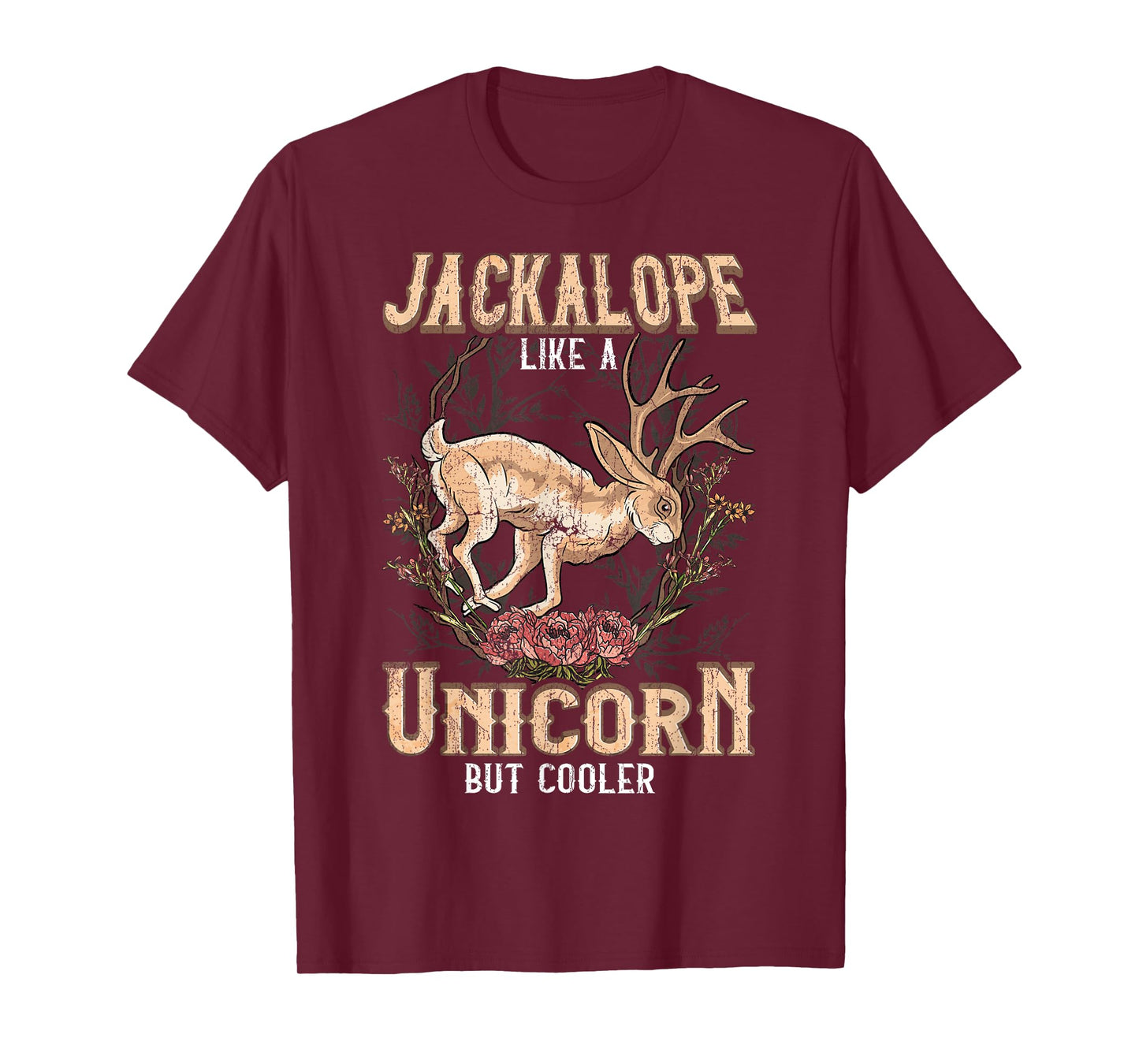 Cryptozoology Vintage Retro Spirit Jackalope Xmas Gift T-Shirt