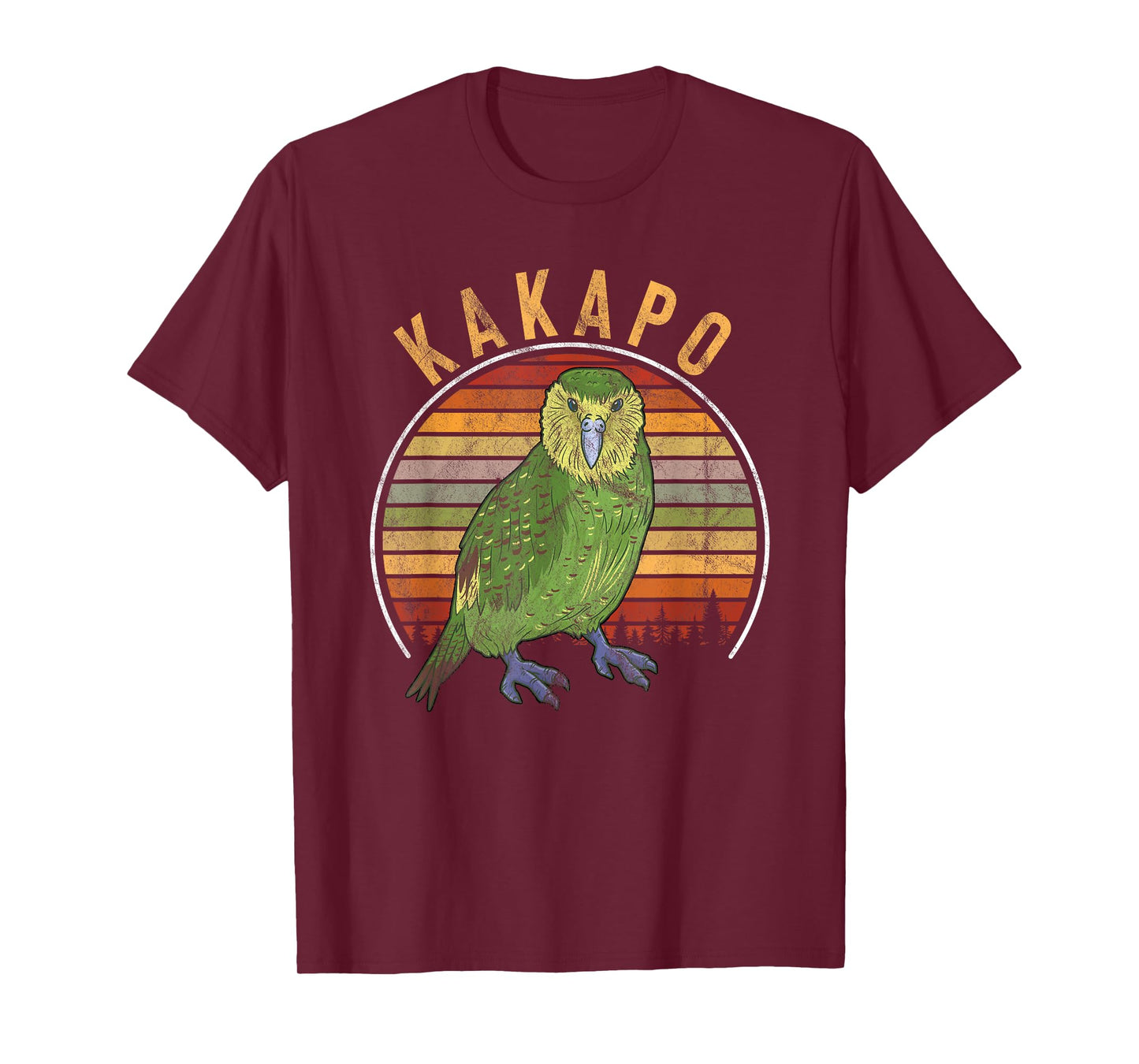 Vintage Kakapo Retro Parrot Bird T-Shirt
