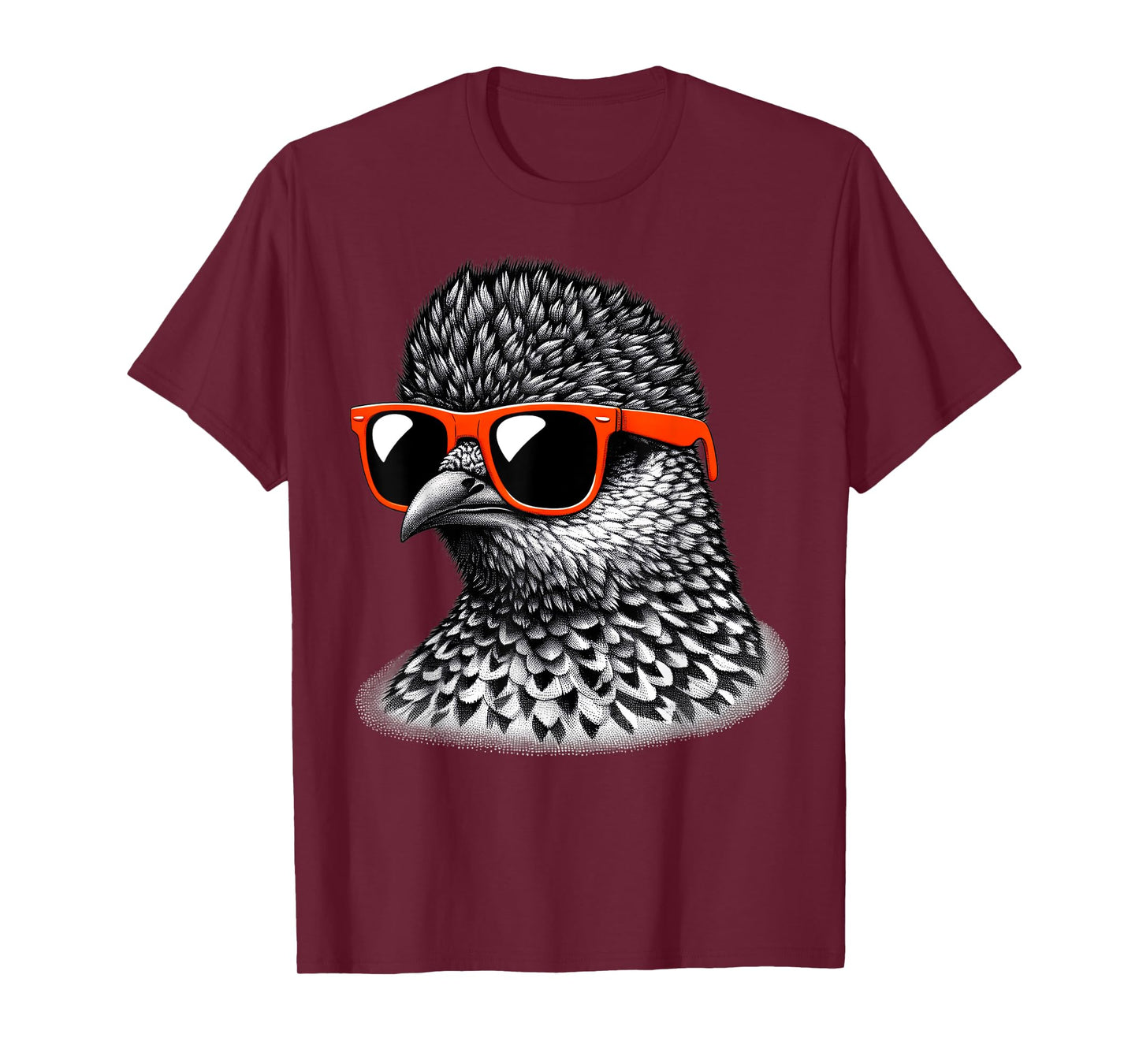 Cool Ptarmigan Bird Wearing Sunglasses Graphic Art T-Shirt