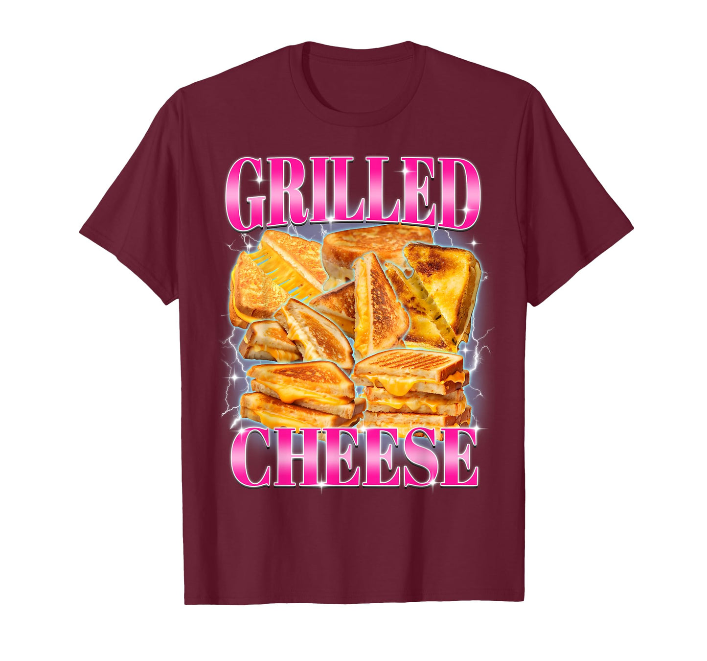 Funny Food Meme Grilled Cheese Sandwiches Food Lover T-Shirt