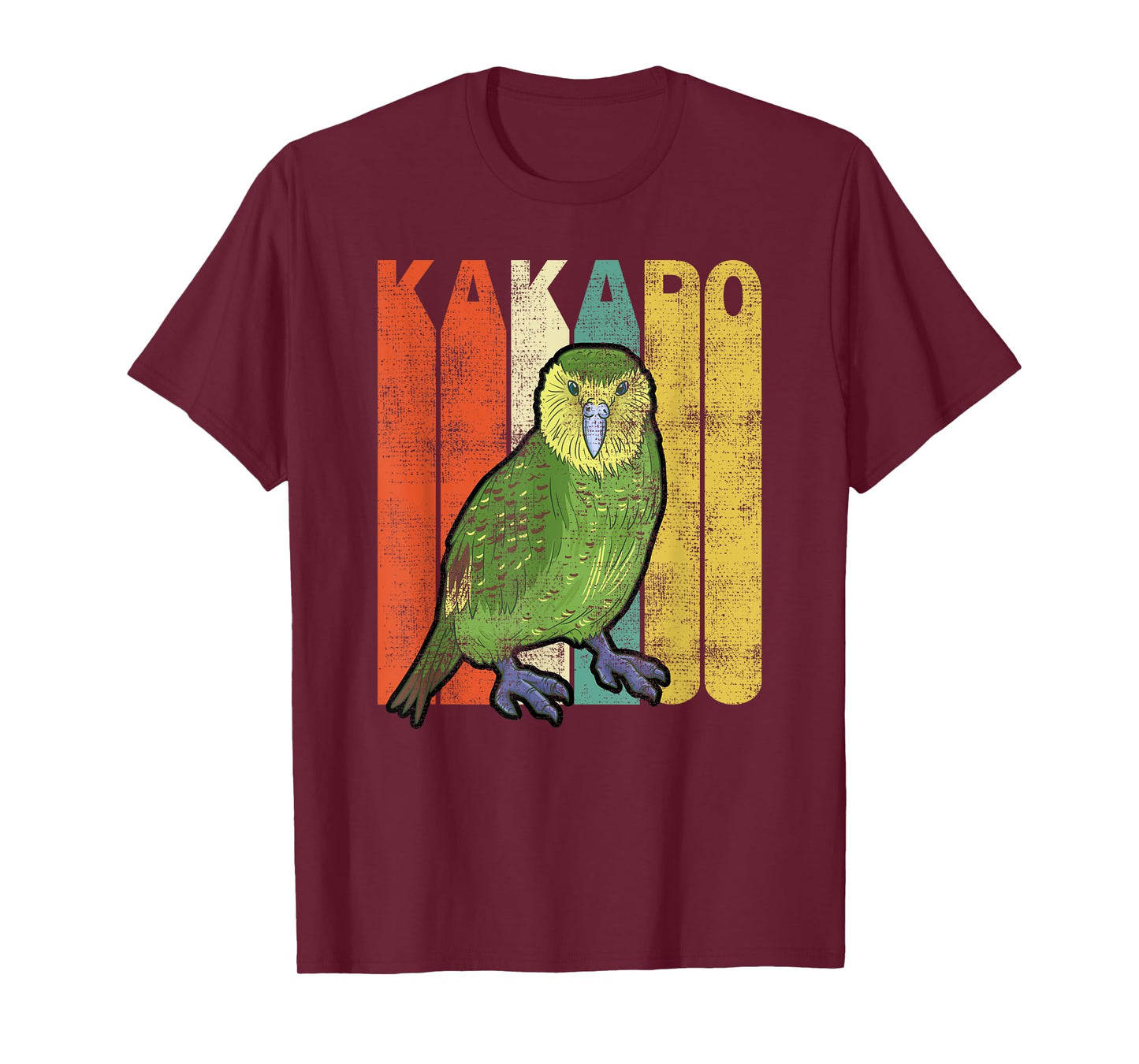Vintage Kakapo Retro Parrot Bird T-Shirt