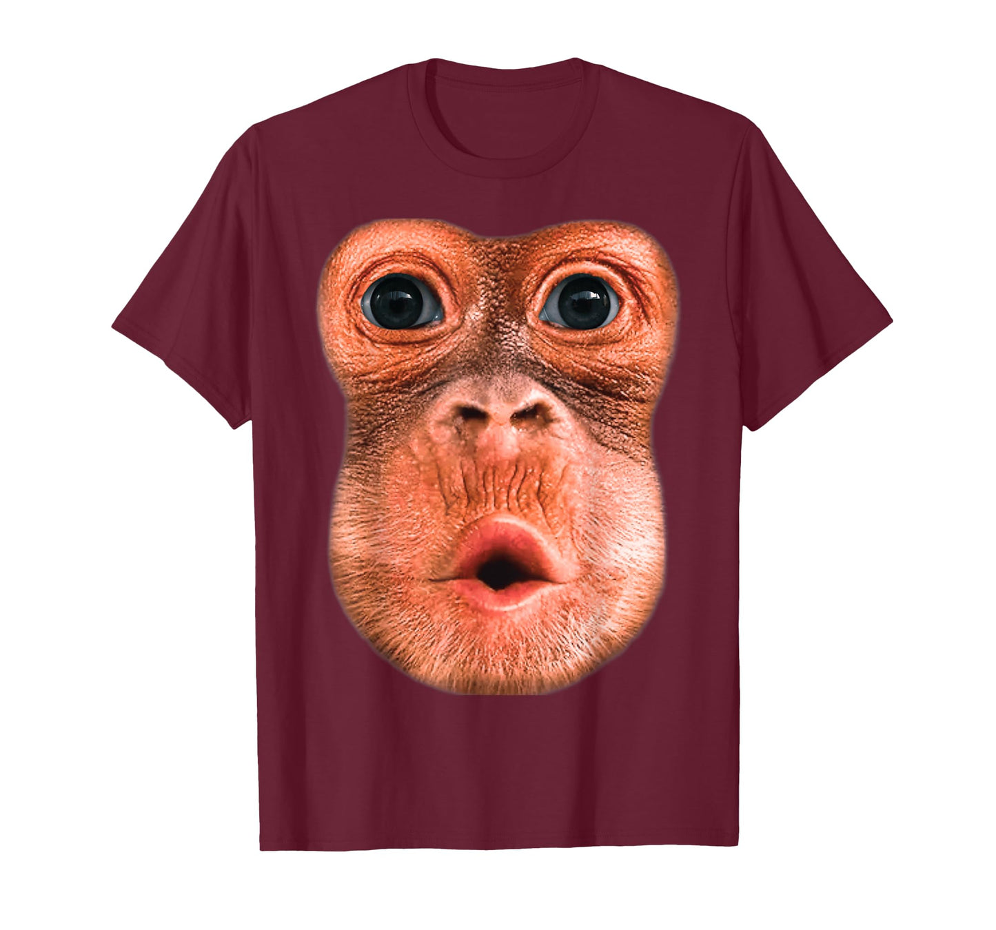 Funny Monkey Blowing Stomach Face, Monkey Blow Stomach Face T-Shirt