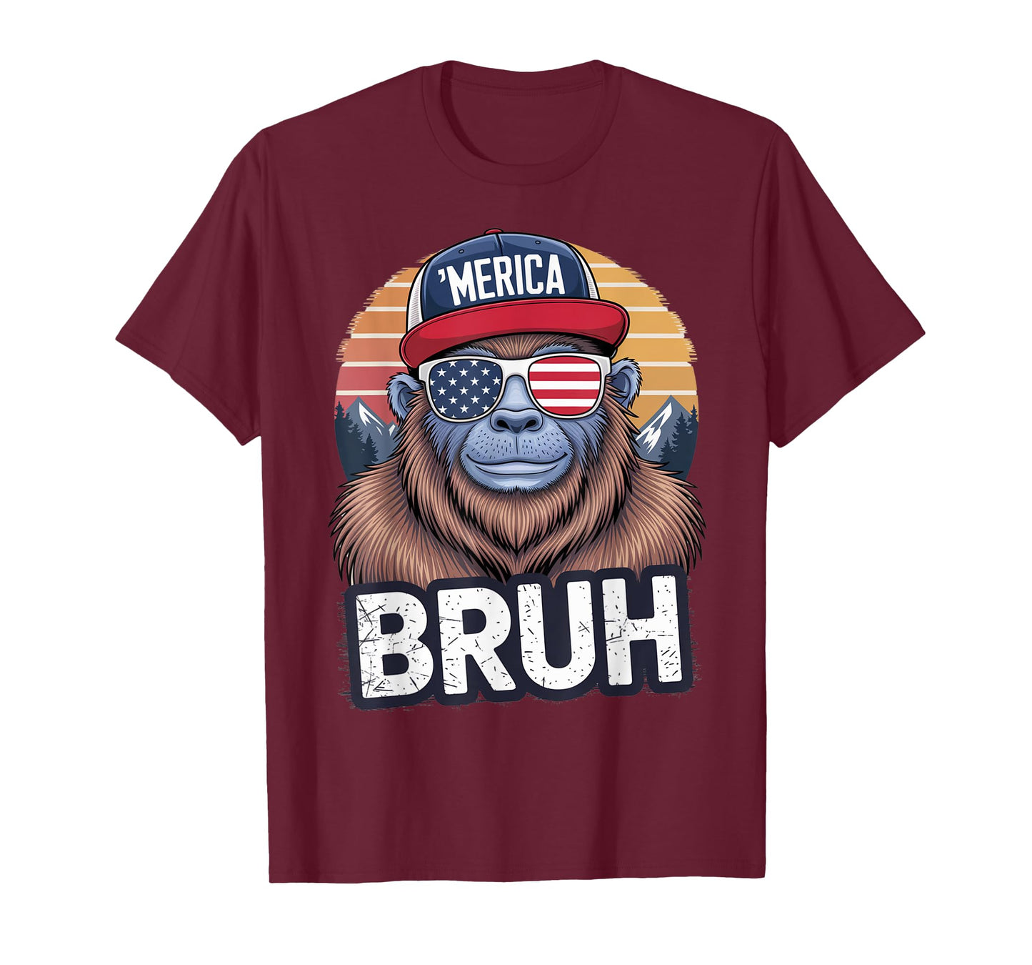 Cool Bruh Yeti Graphic for Men and Boys T-Shirt