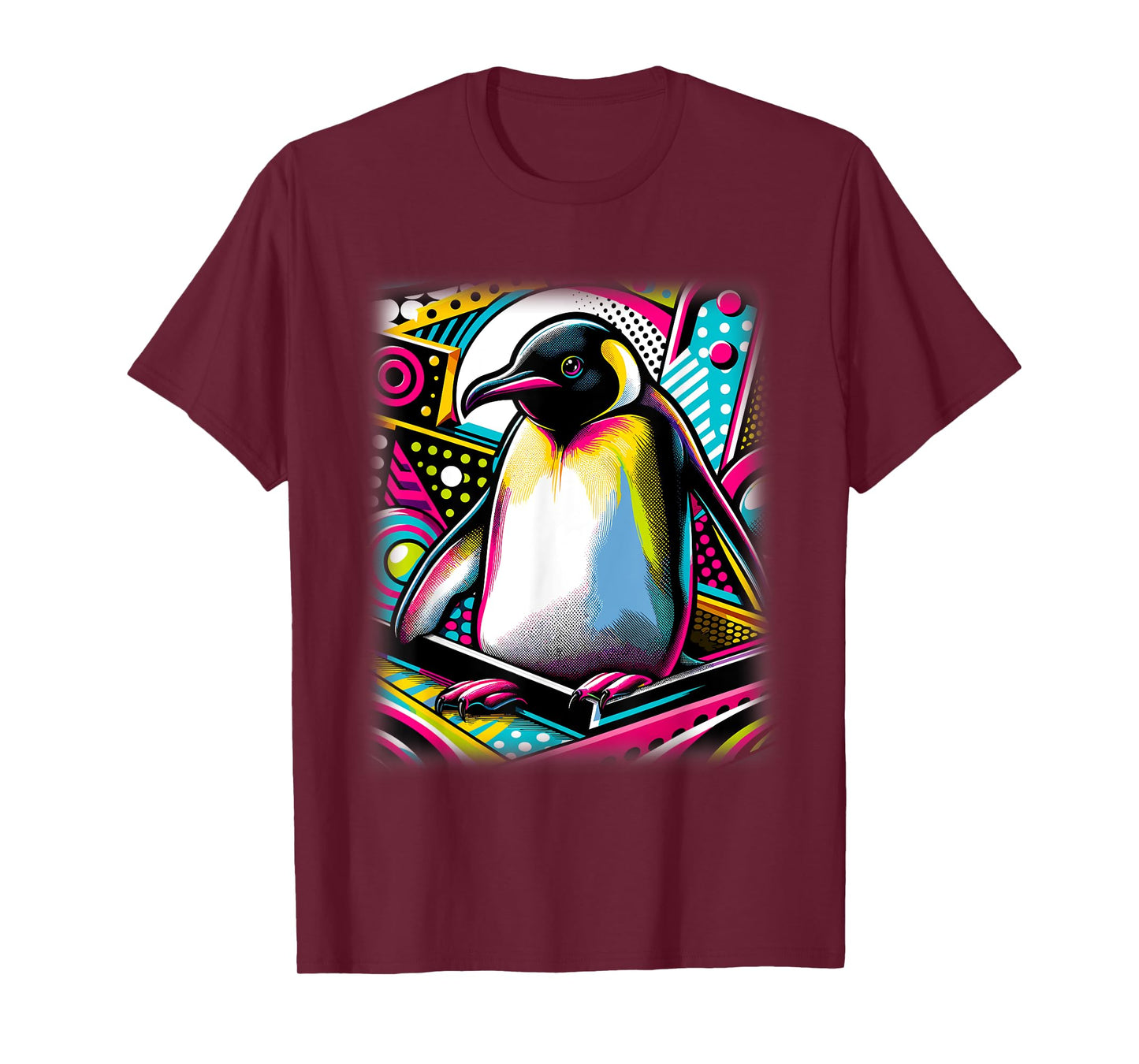 Cool Popart Penguin Lover Pop-Art Penguin T-Shirt
