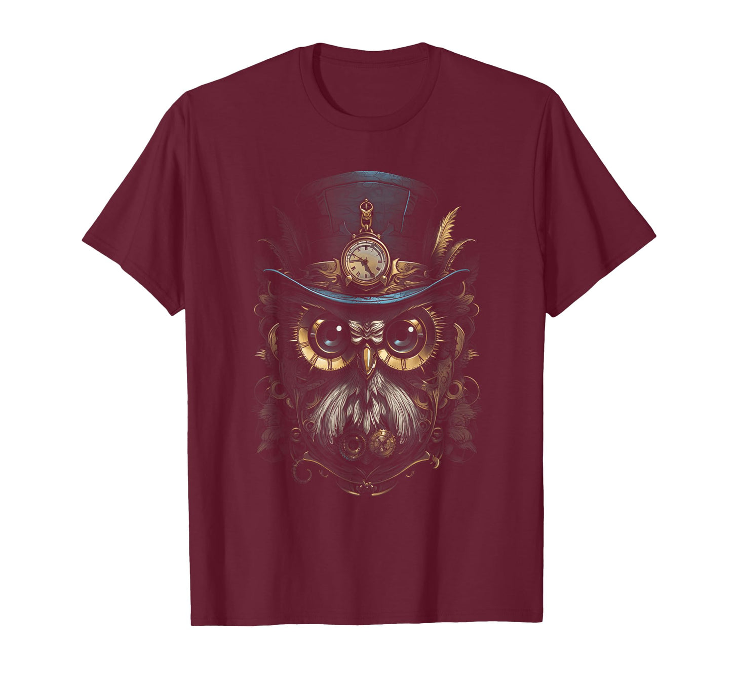 Steampunk Mechanical owl Victorian Bird T-Shirt