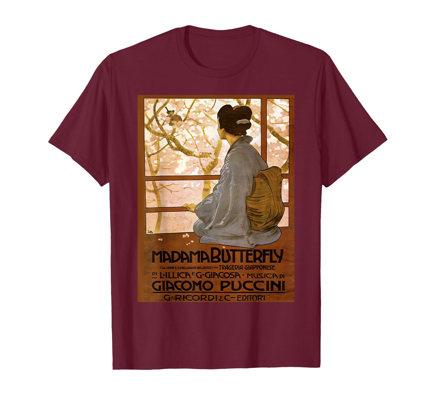 Vintage poster - Madama Butterfly Retro T-Shirt T-Shirt
