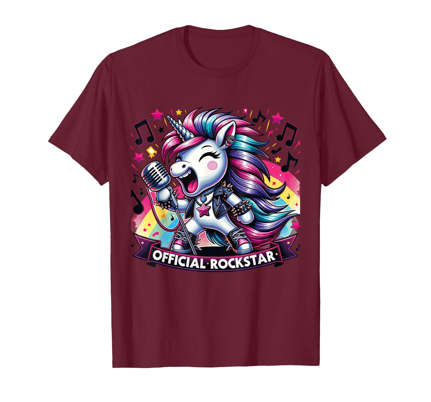 Funny unicorn Singer Rockstar Band official rockstar T-Shirt