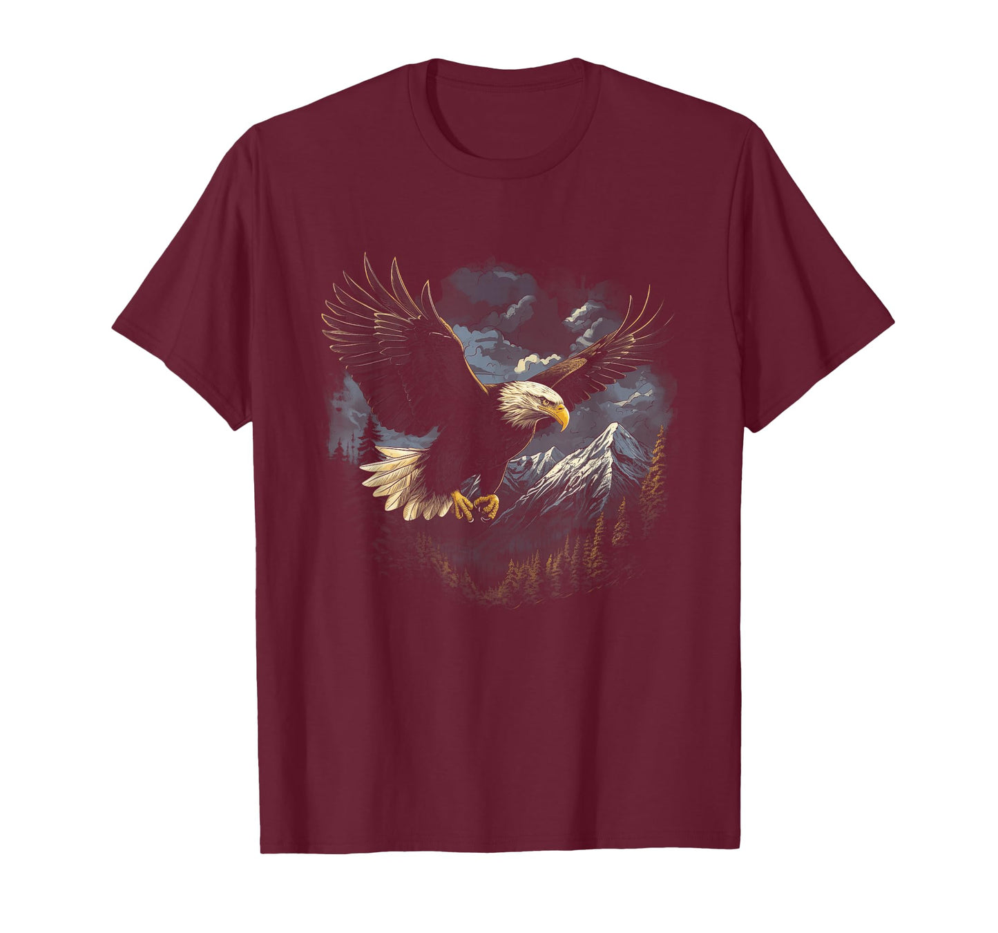 Eagle Bird Mountains T-Shirt, Small, Black