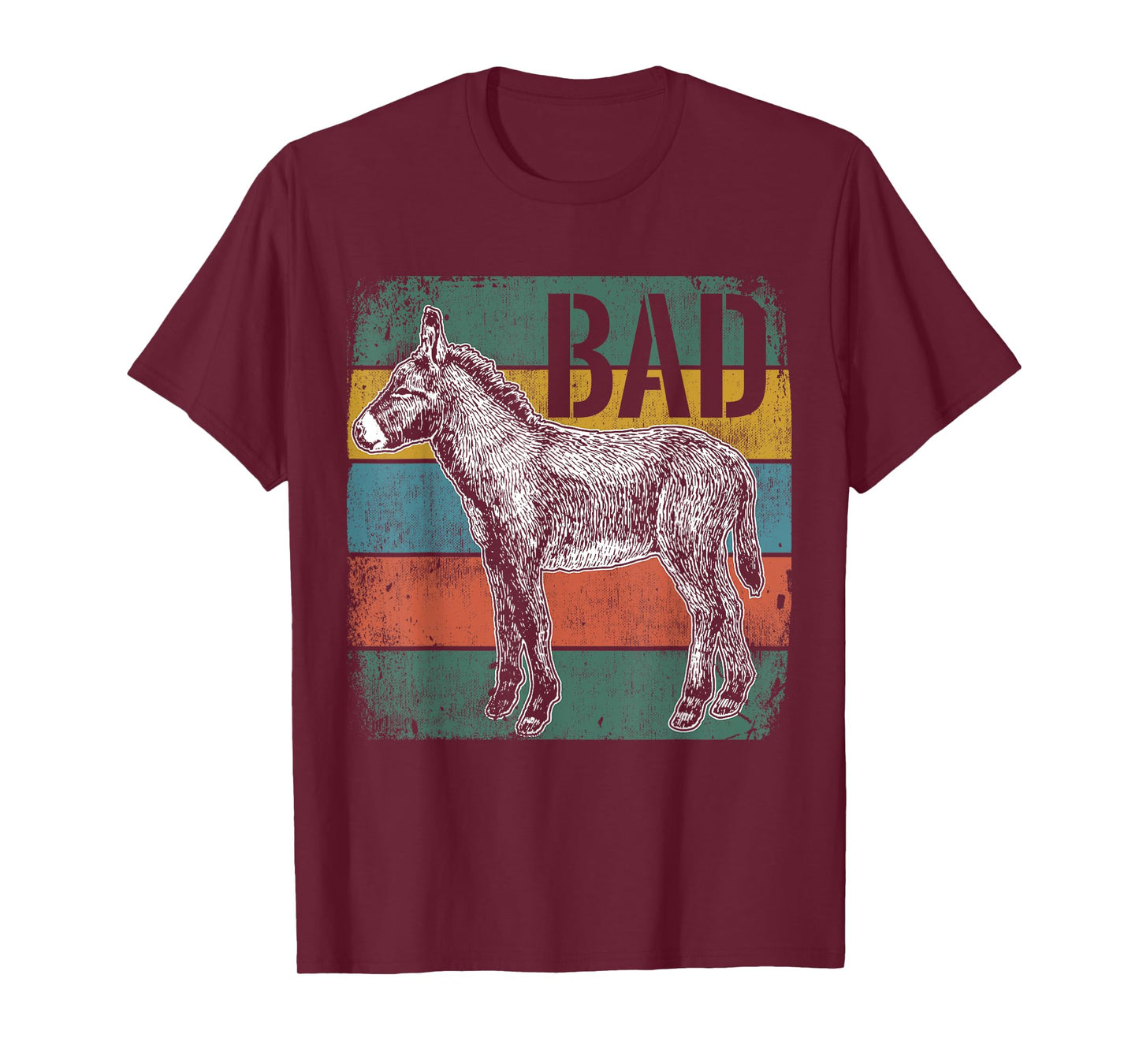 Bad Ass Badass Donkey Cool Cute Donkeys Meme T-Shirt