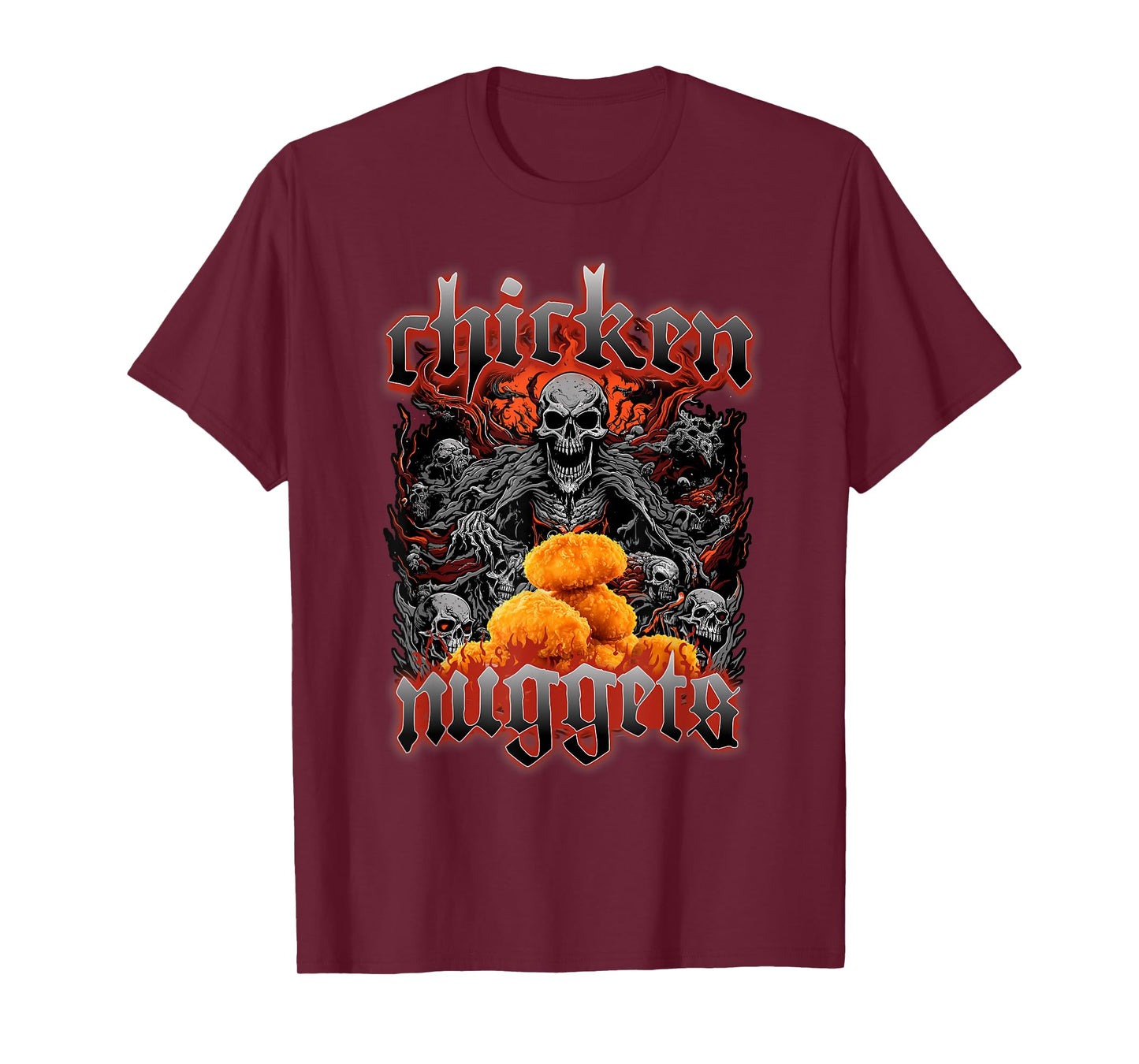 Chicken Nuggets Death Metal Kids Nuggies Chicken Nuggets T-Shirt