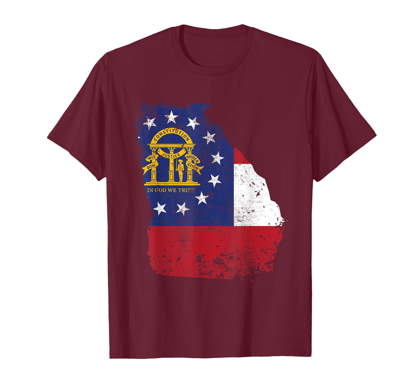 Georgia State Flag, Faded Flag of Georgia T-Shirt T-Shirt