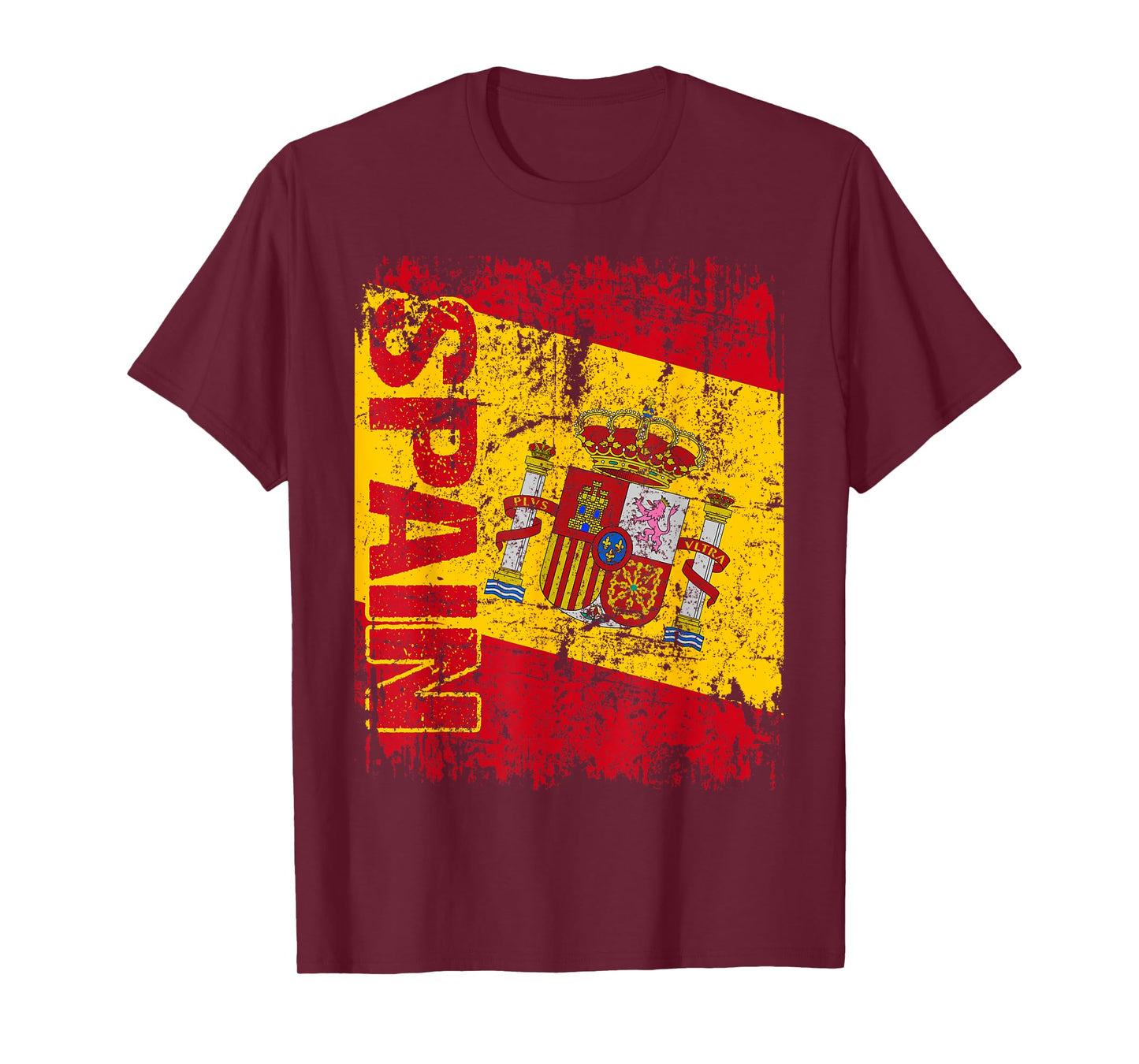 SPAIN Flag Vintage Distressed SPAIN T-Shirt