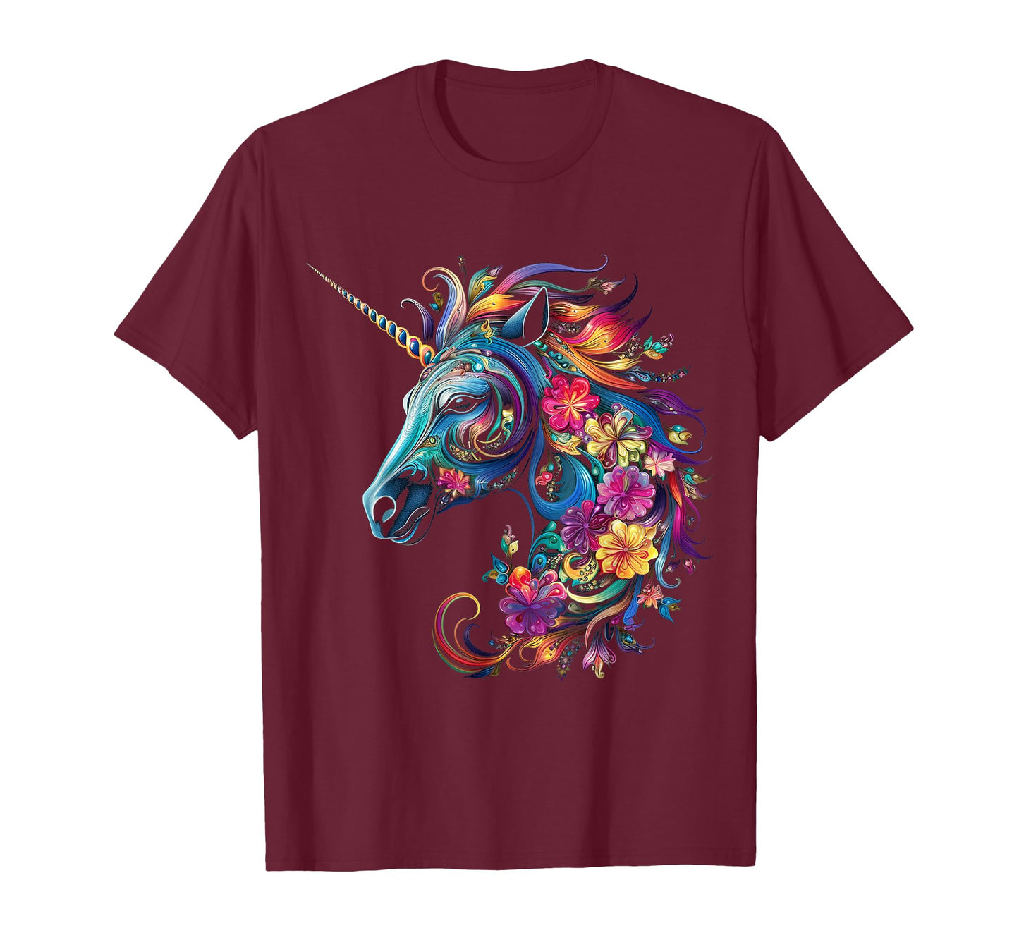 Unicorn Rainbow Animal Graphic Artwork Unicorn T-Shirt