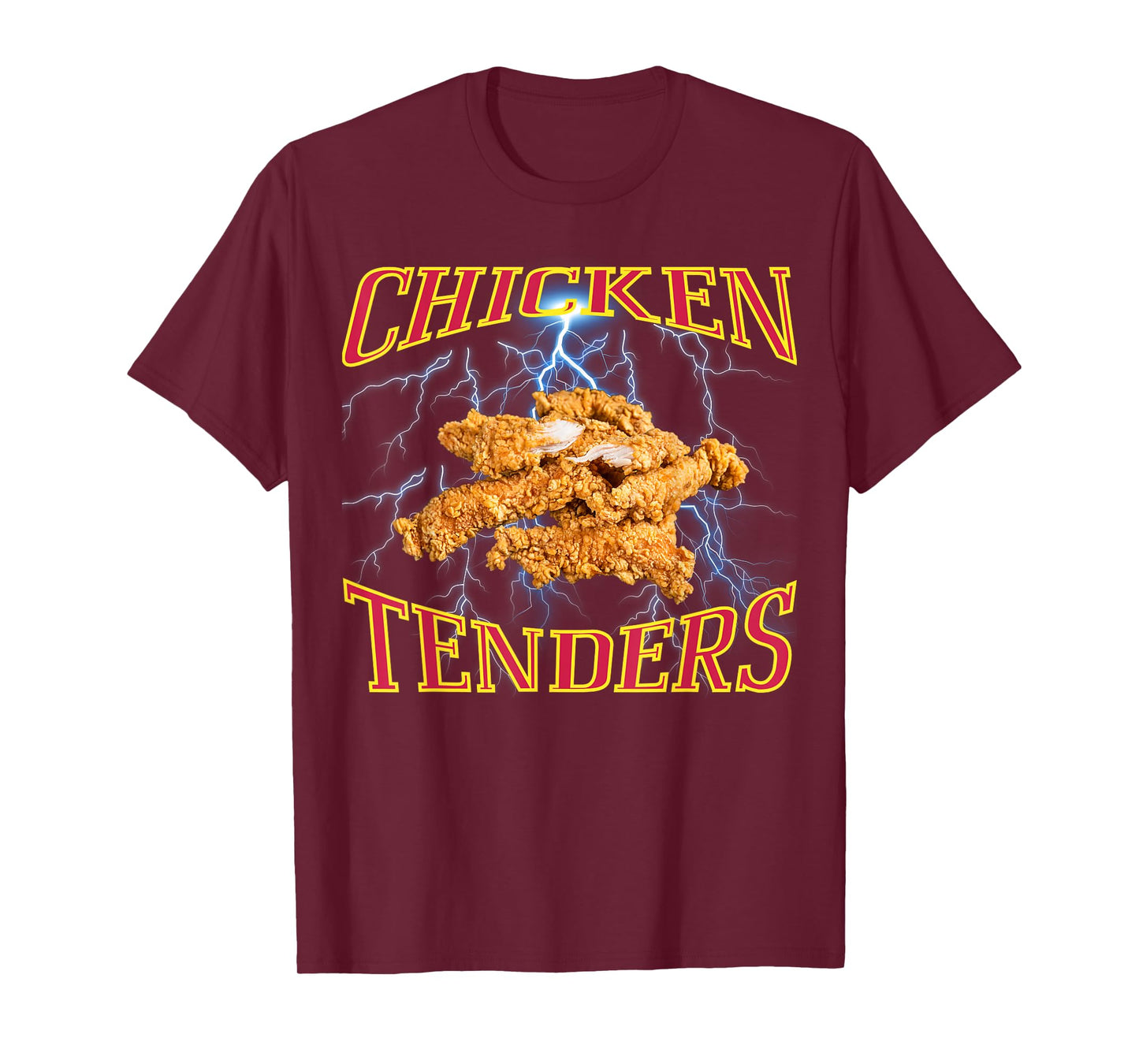 Chicken Tenders Funny Heavy Metal, Rap Bootleg Style Retro T-Shirt