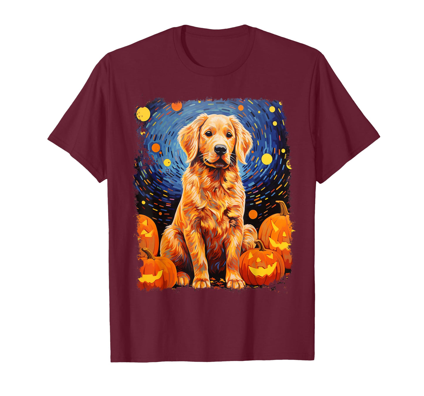 Golden Retriever Halloween T-Shirt