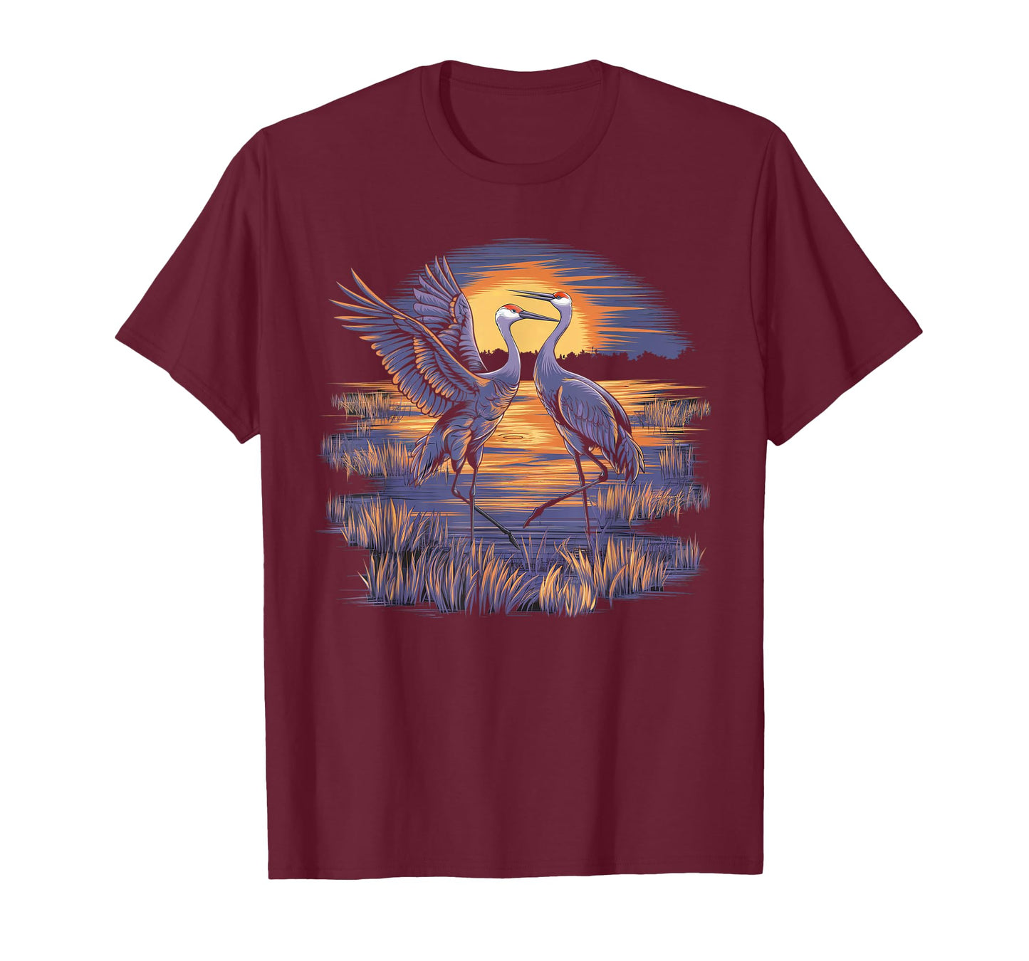 Sandhill Crane – Majestic Bird Lover Design T-Shirt