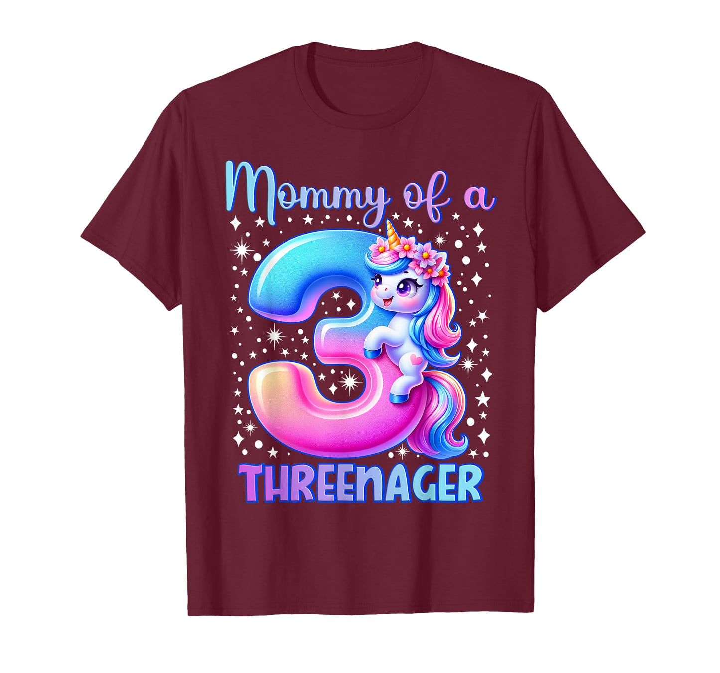 Mom Threenager Mother Mommy Of A Threenager T-Shirt