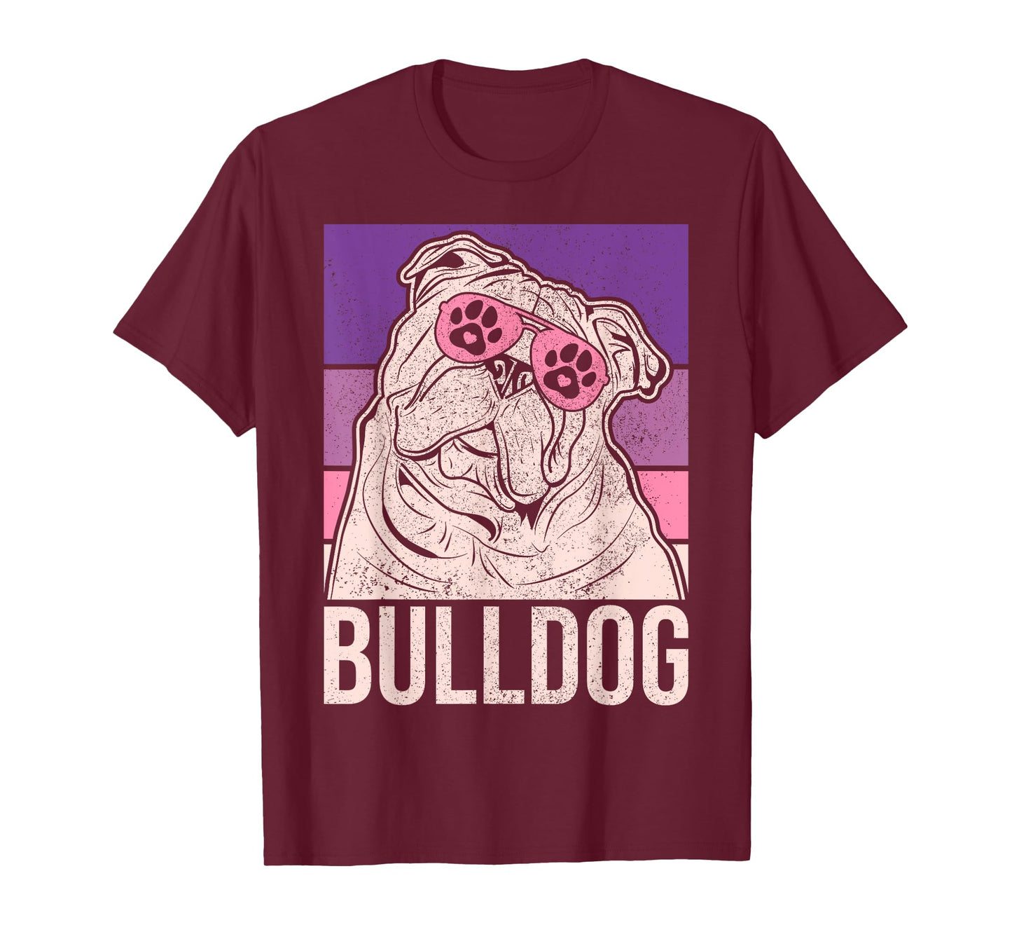 Dog Lover Owner Retro Animal Outfit Vintage English Bulldog T-Shirt for Men Women Girls Kids