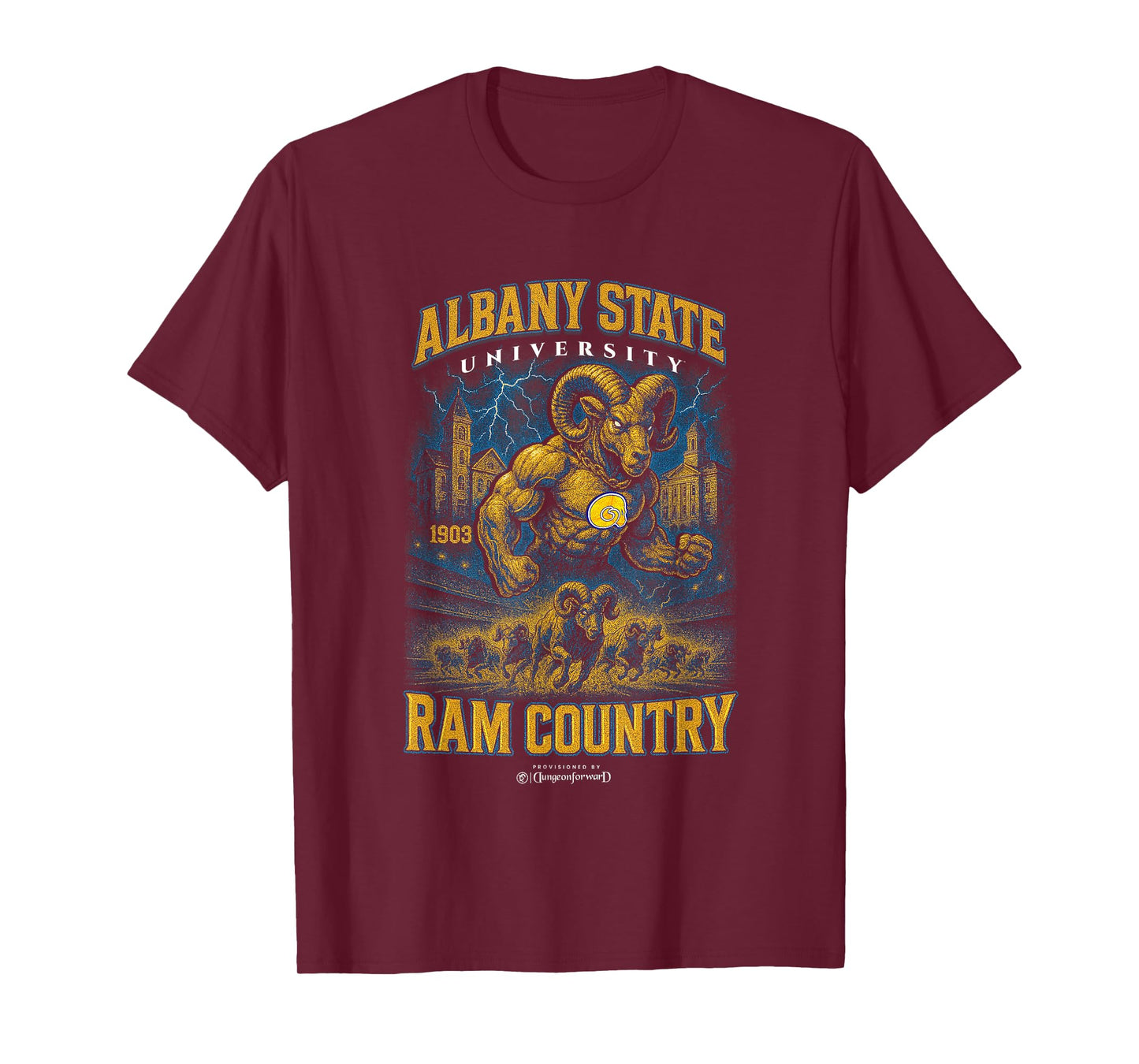 Albany State University - The Yard HBCU Bootleg - ASU T-Shirt