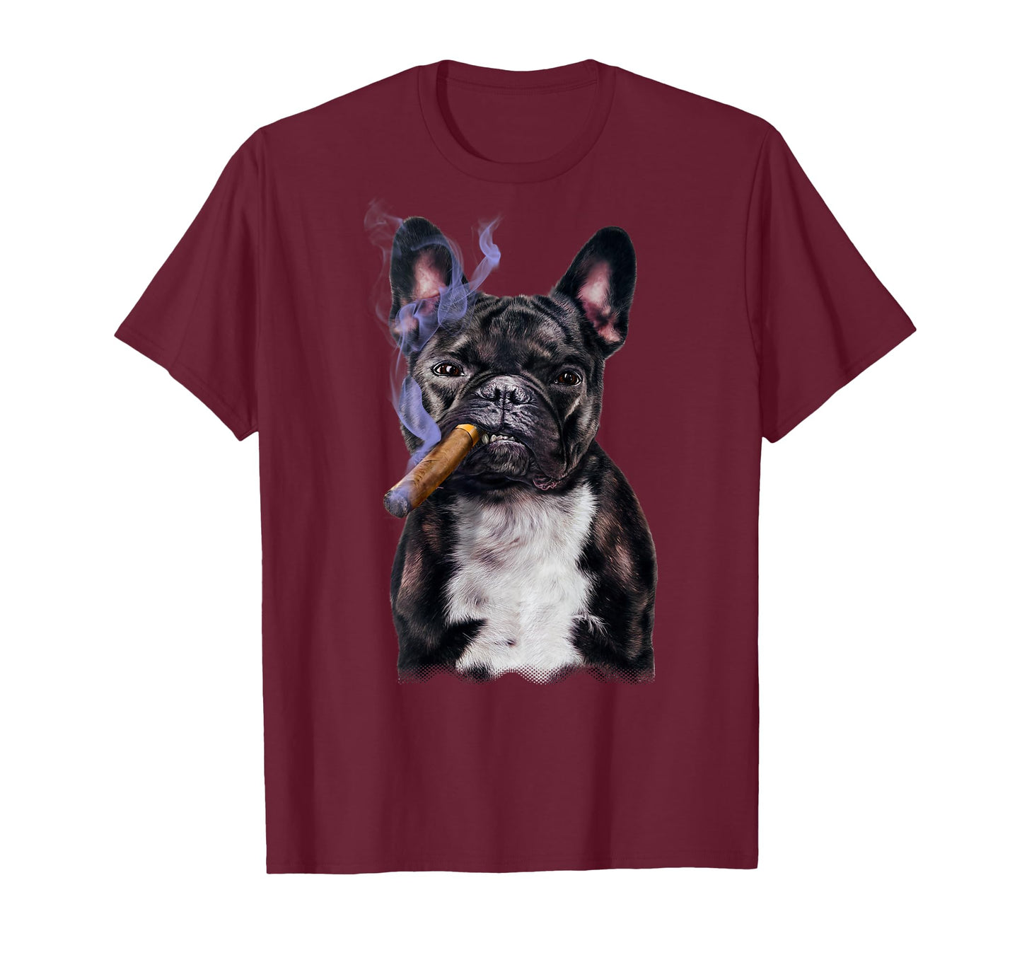 French Bull Dog with Cigar T-Shirt for Men Women