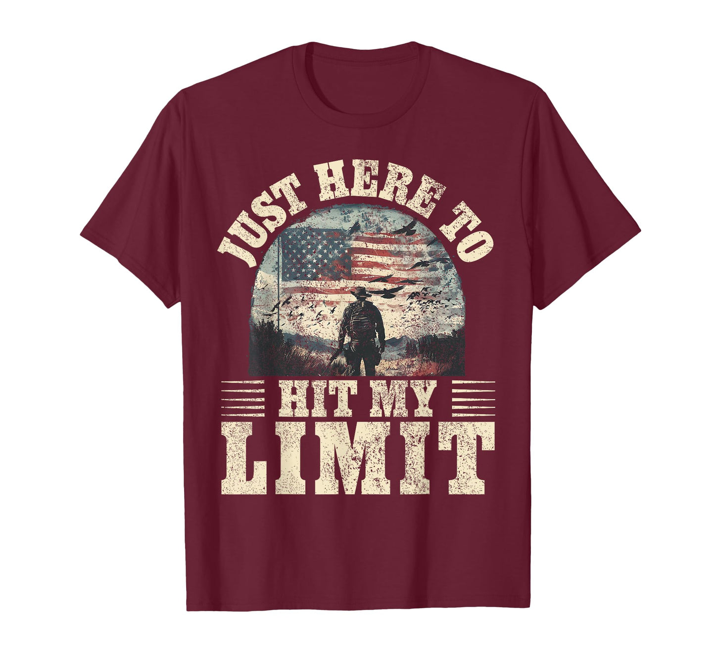 Dove Hunting - Here To Hit My Bag Limit Dove Hunter T-Shirt
