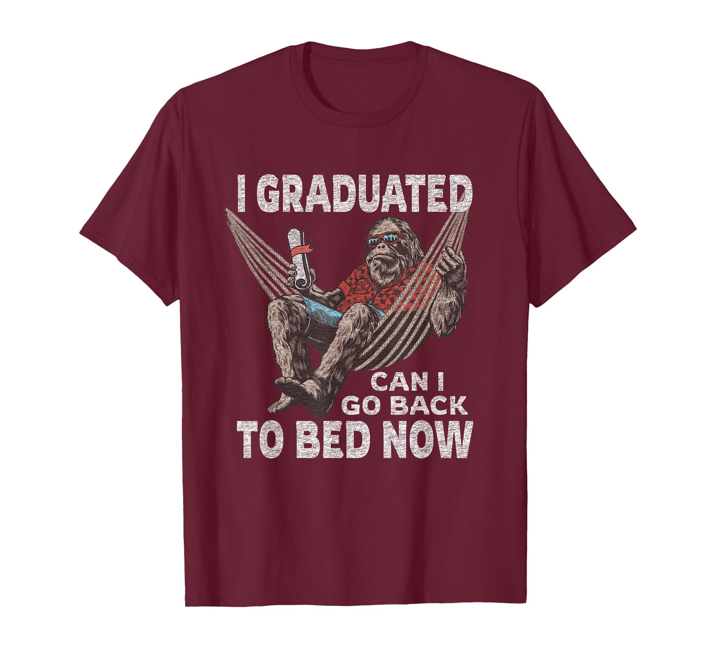 Funny Graduation | I Graduated Can I Go Back To Bed Now T-Shirt