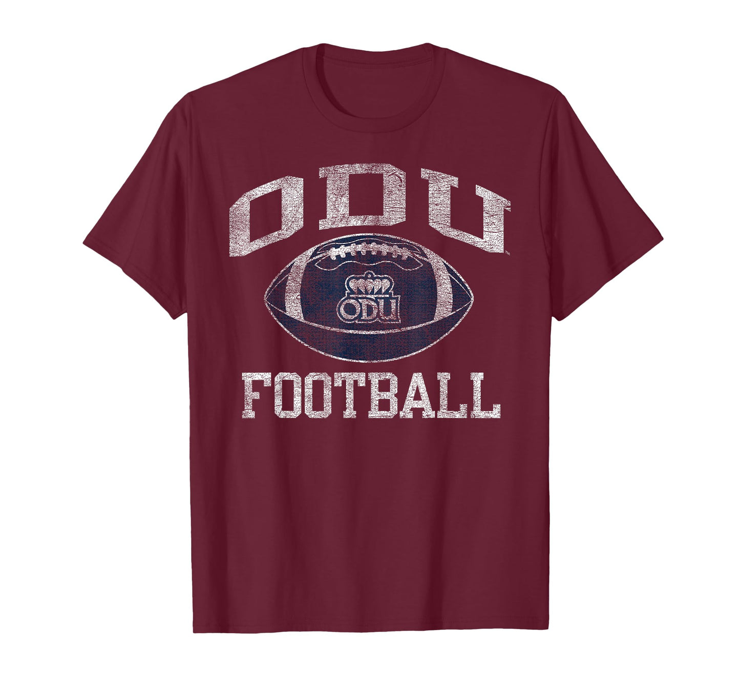 Old Dominion Monarchs Football Intensity Navy T-Shirt