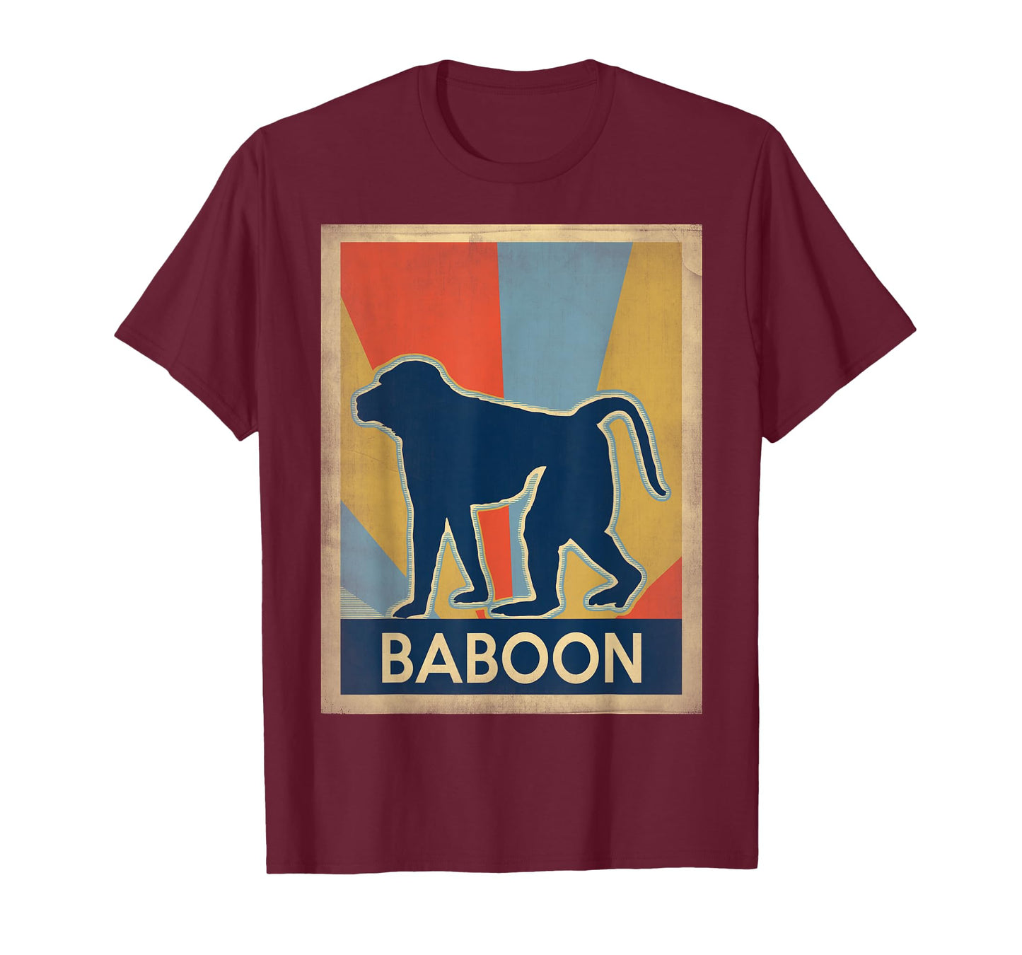 Vintage Style baboon T-Shirt