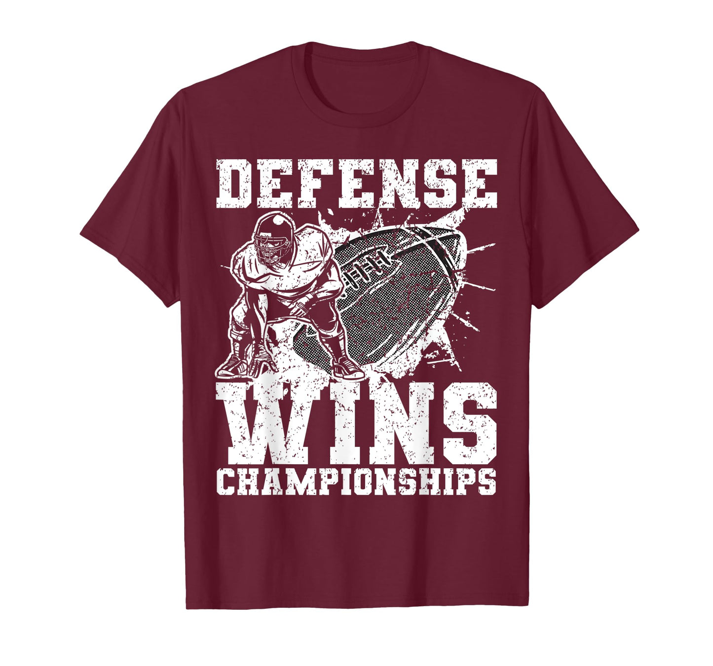 Defense wins Championships | Football Defence Lineman T-Shirt