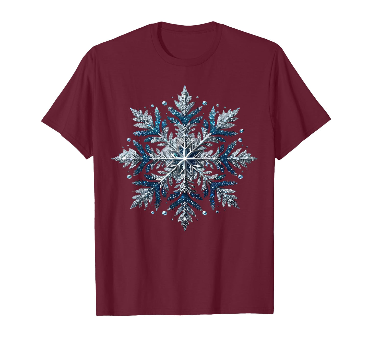 Snowflake Snow Merry Christmas Xmas Family Pajamas Holiday T-Shirt