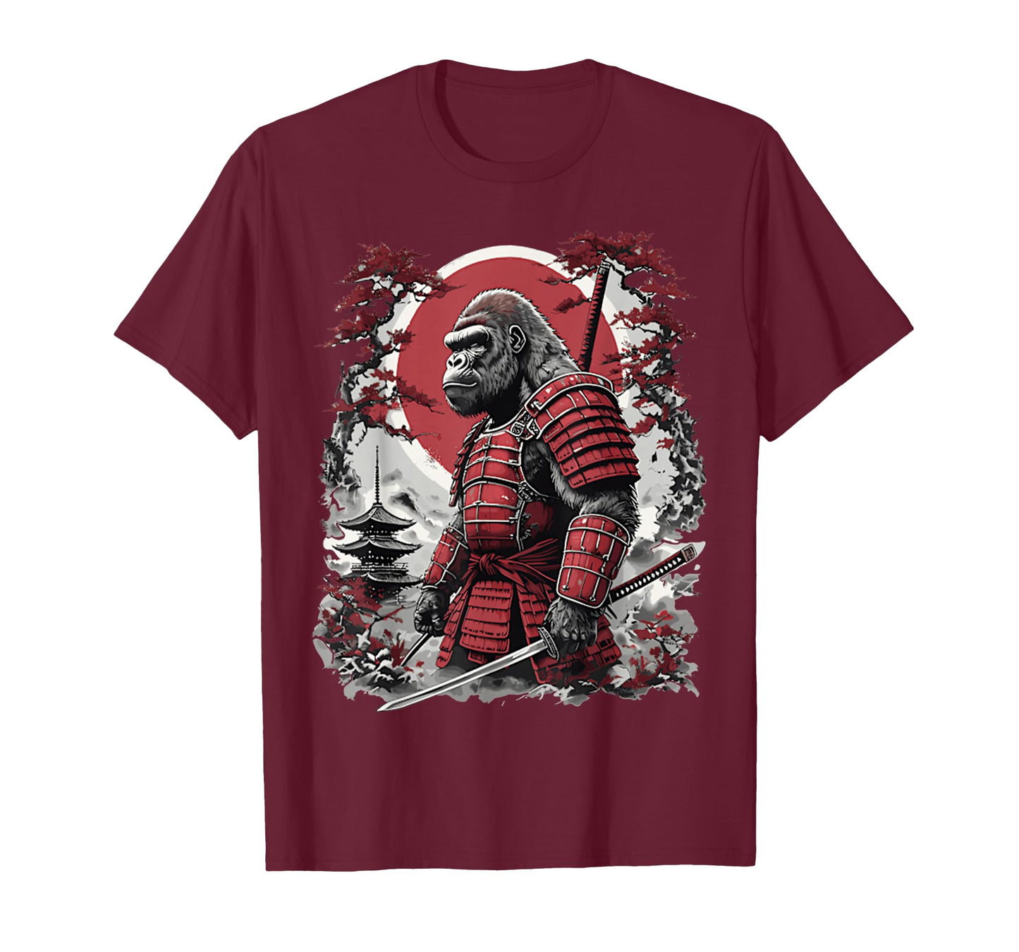 Vintage Samurai Bigfoot Japanese Art Ukiyo-e Art Funny T-Shirt