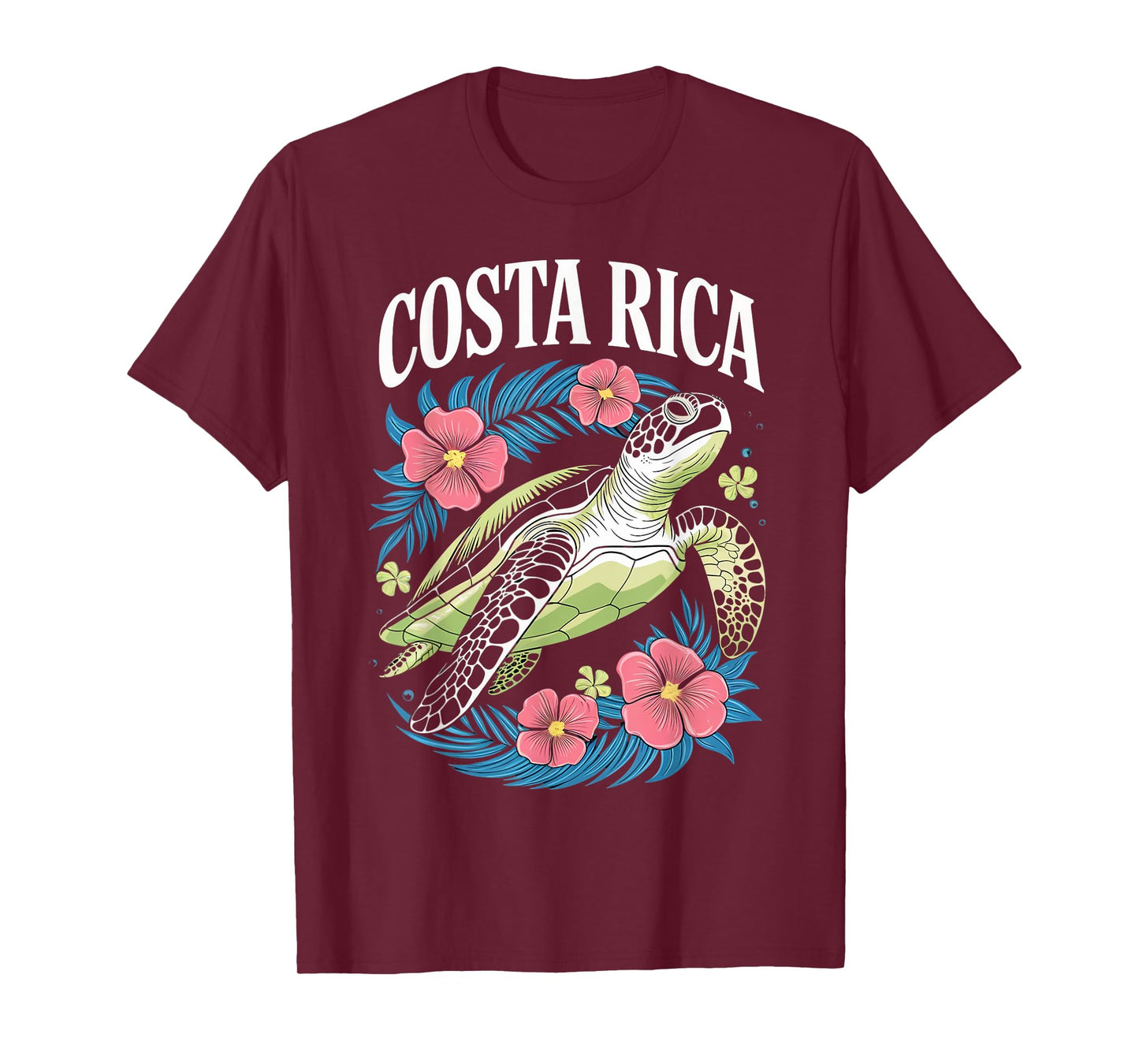 Costa Rica Turtle Sea Vacation Tropical Pura Vida Costa Rica T-Shirt