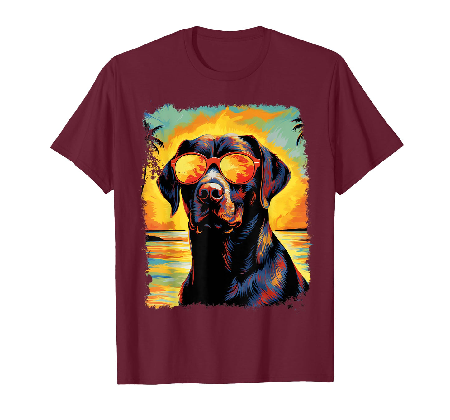 Labrador Retriever Hawaiian T-Shirt