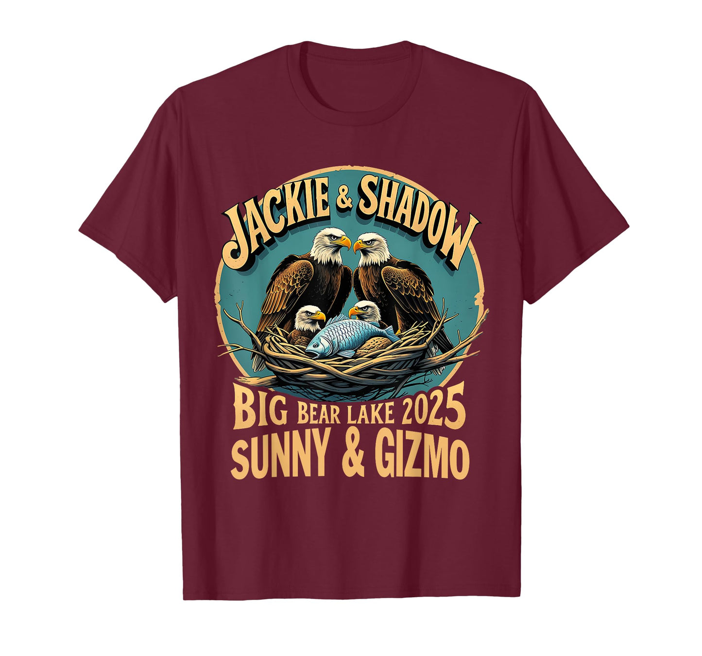 Jackie Shadow Big Bear Lake 2025 Eagle Nest Art T-Shirt