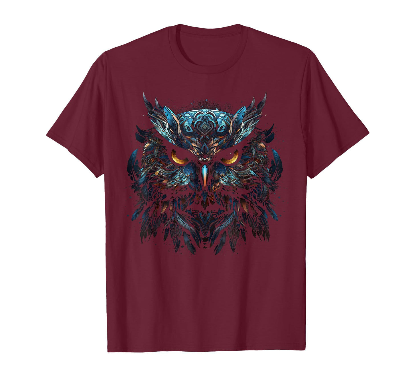 Owl Artwork - Animal Bird Art Owl T-Shirt