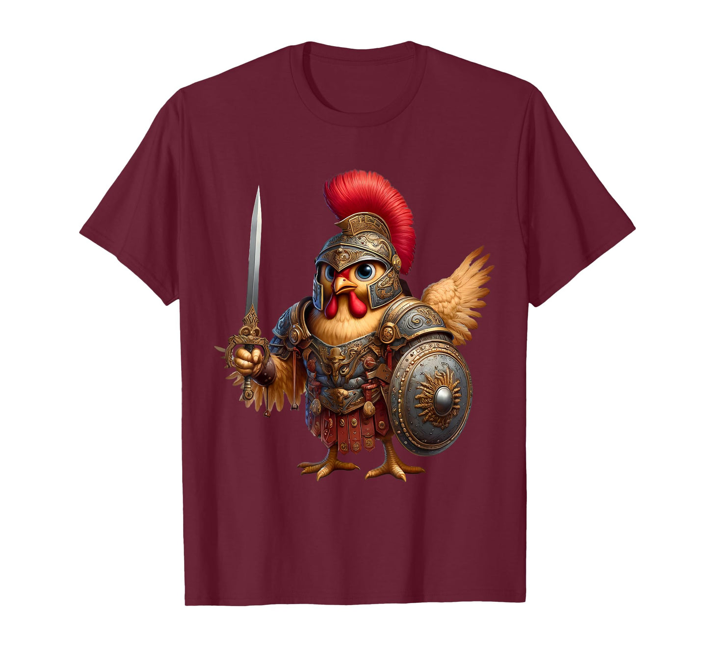 Chicken Gladiator Ancient Rome SPQR Men Women Kids T-Shirt