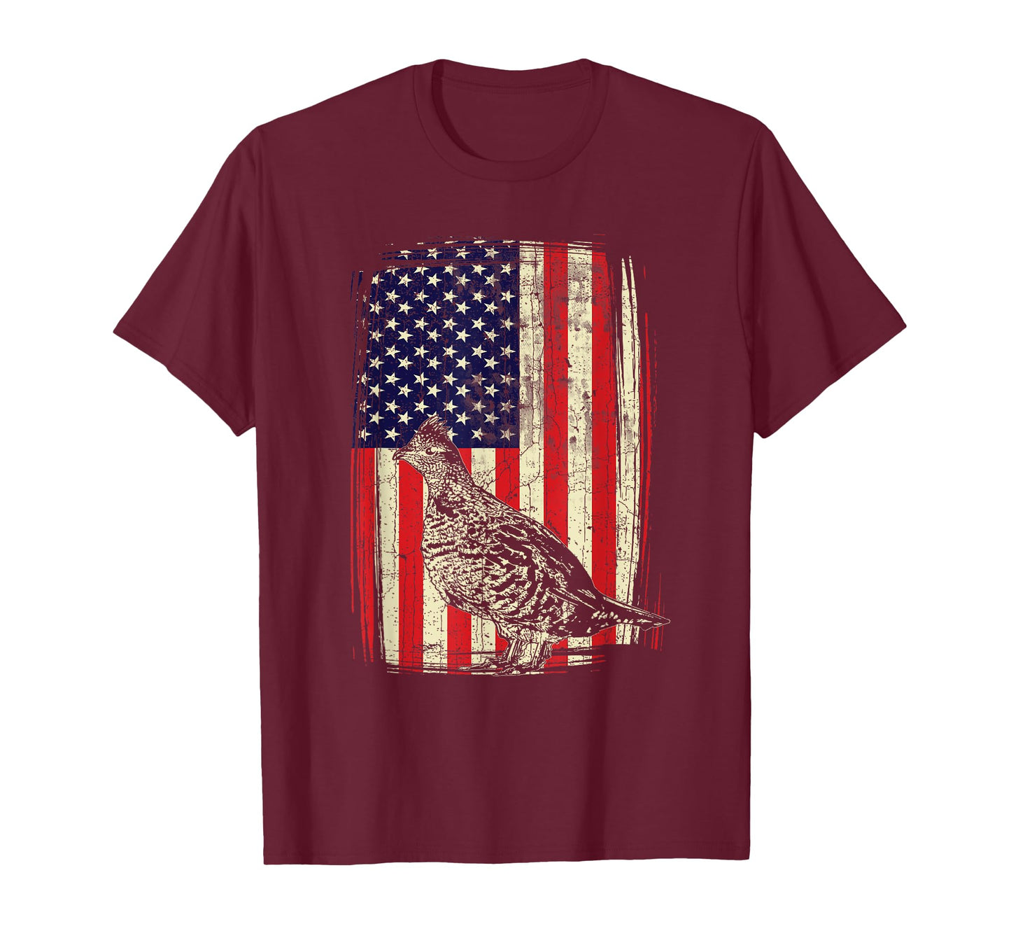 American Ruffed Grouse Bird Hunting Gift Bird Watch Hunter T-Shirt