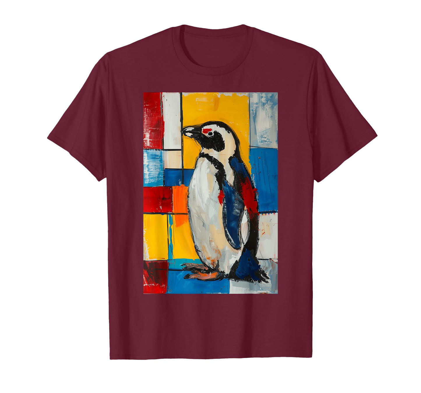 Penguin Abstract Art T-Shirt