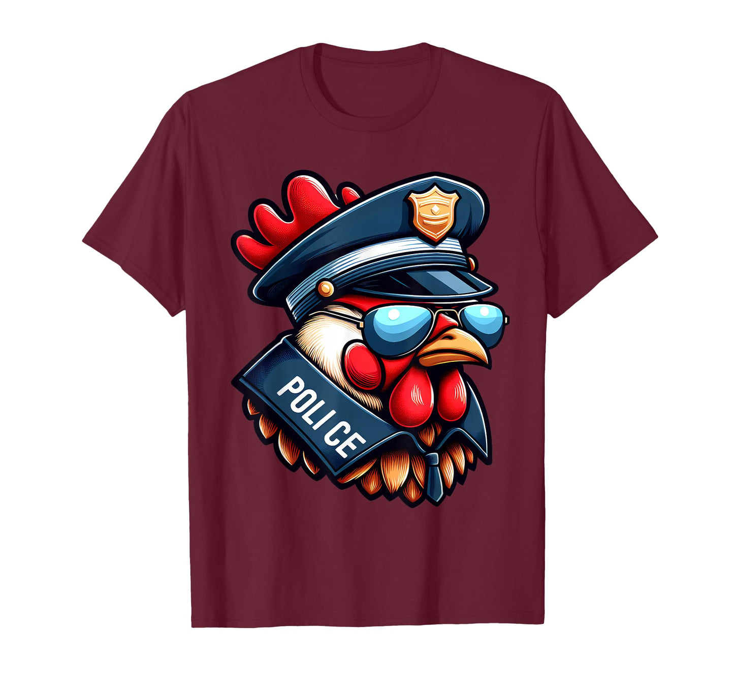 Chicken Policeman T-Shirt
