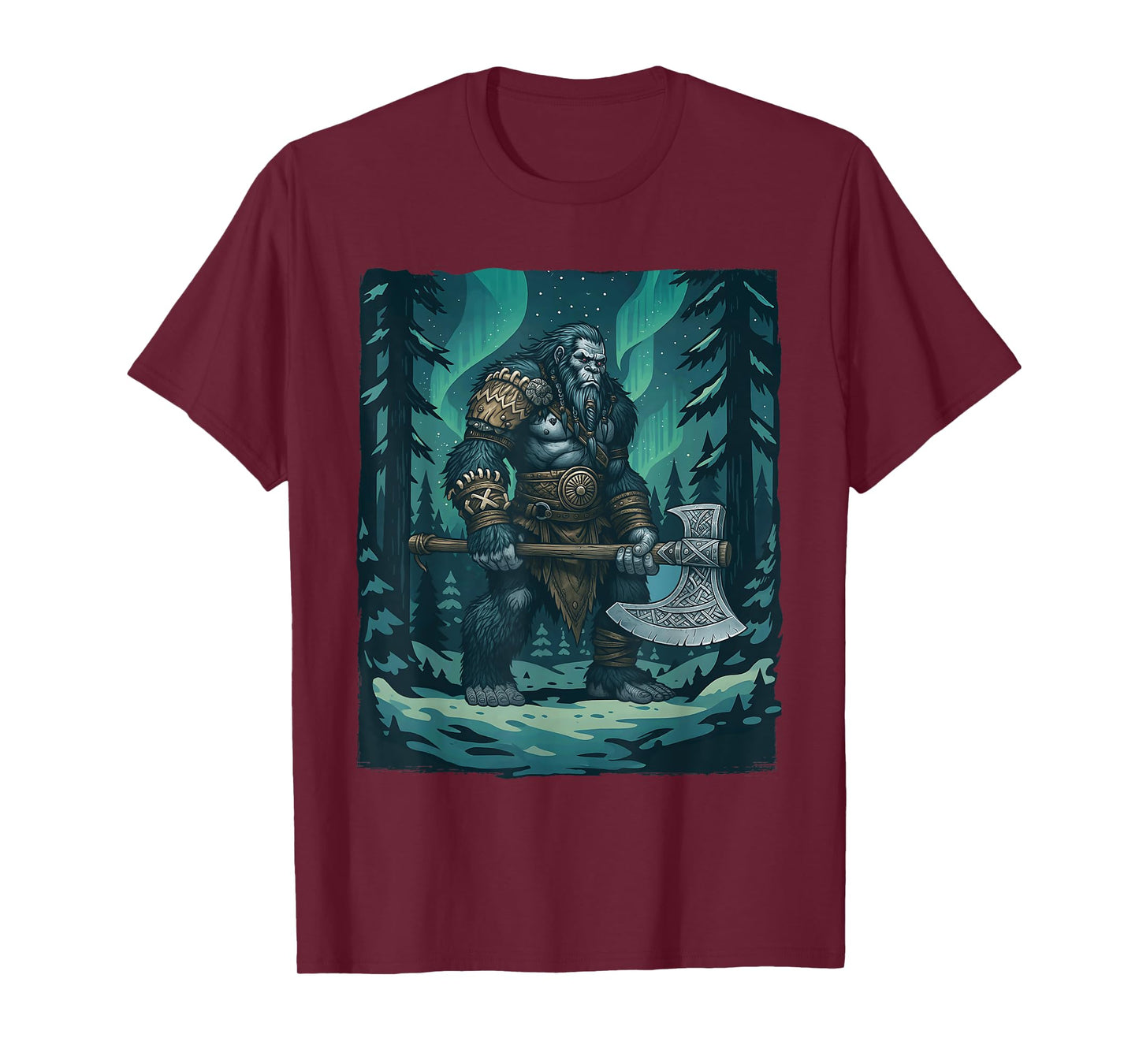 Viking Bigfoot - Sasquatch Yeti Cryptids T-Shirt