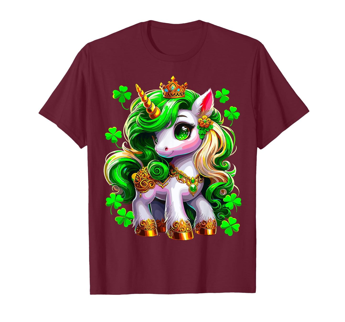 Unicorn Shamrock St Patricks Day Lepricorn T-Shirt