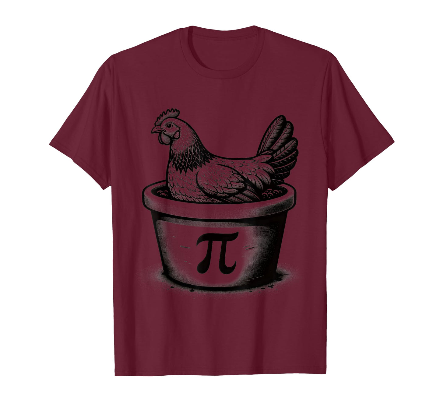 Chicken Pot Pie Funny Math pun Chicken Pot Pi Day T-Shirt